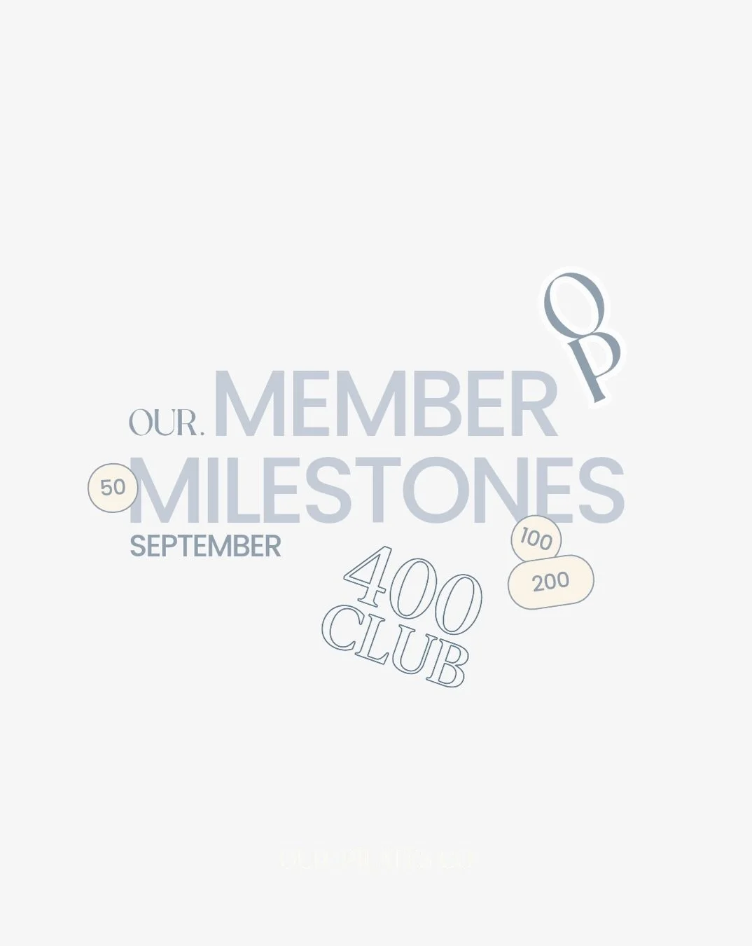 September, you gave us plenty to celebrate. 🥹🫶🏼

Another month of first classes turning into 50, 100, 200 and beyond. And while we love celebrating those big numbers, we know there&rsquo;s so much more behind every milestone.

The early mornings, 