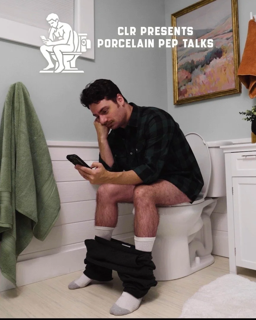 Nothing says romance like a clean bathroom.

Our latest for @clrbrands, &ldquo;Porcelain Pep Talks,&rdquo; meets men where they&rsquo;re already sitting to offer relationship advice, cleaning tips and some very motivational toilet paper.

Clean bathr
