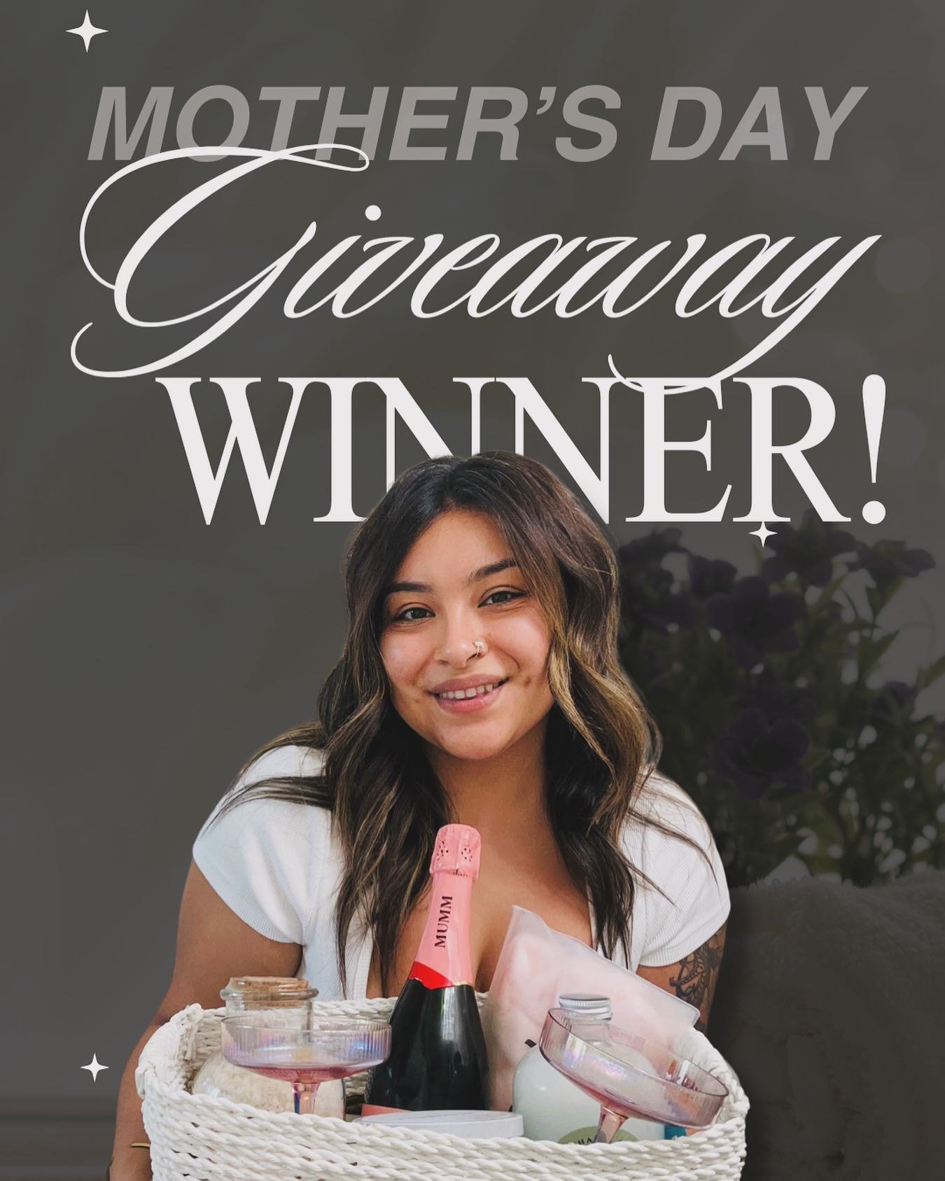 💓✨Congratulations to this MAMA! @rosabelruiz_ was the lucky winner of the Mother&rsquo;s Day Giveaway💓✨