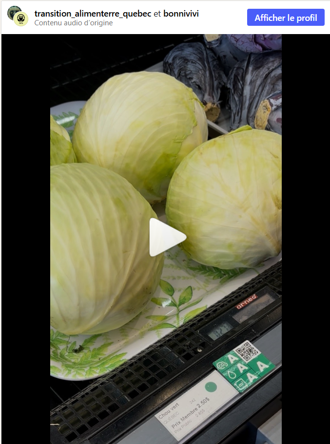 Capsule - Projet d’étiquetage alimentaire