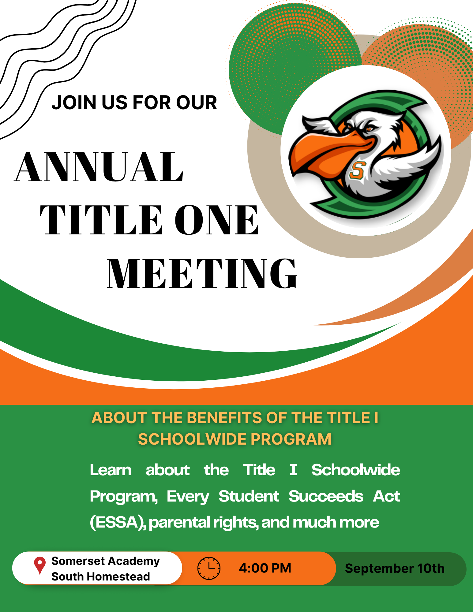 Annual Title 1 PFEP Meeting