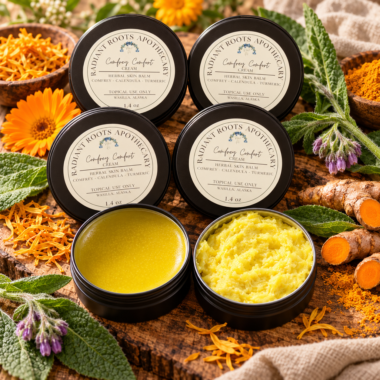 Comfrey Comfort Herbal-Cream / Salve