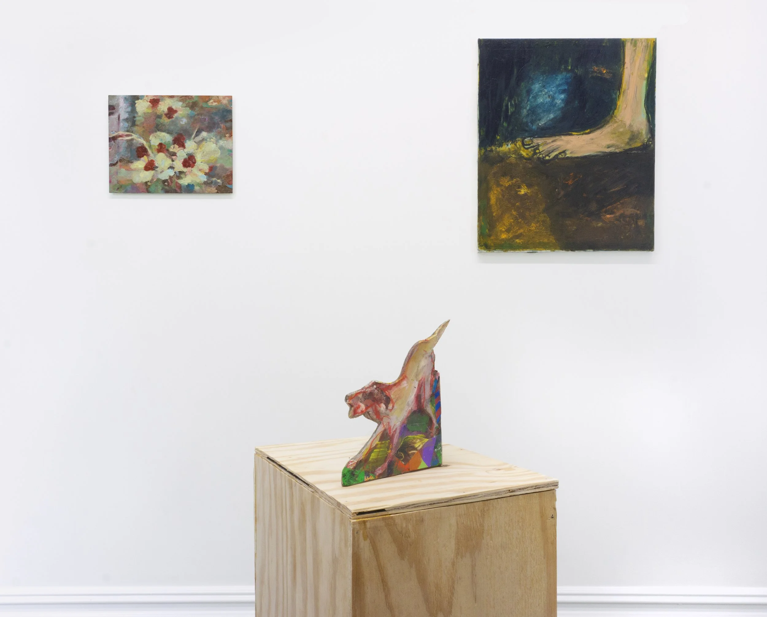 Zoë Carlon, Primula II; Anne Ryan,  Hound Dog; Dido Hallett, Untitled