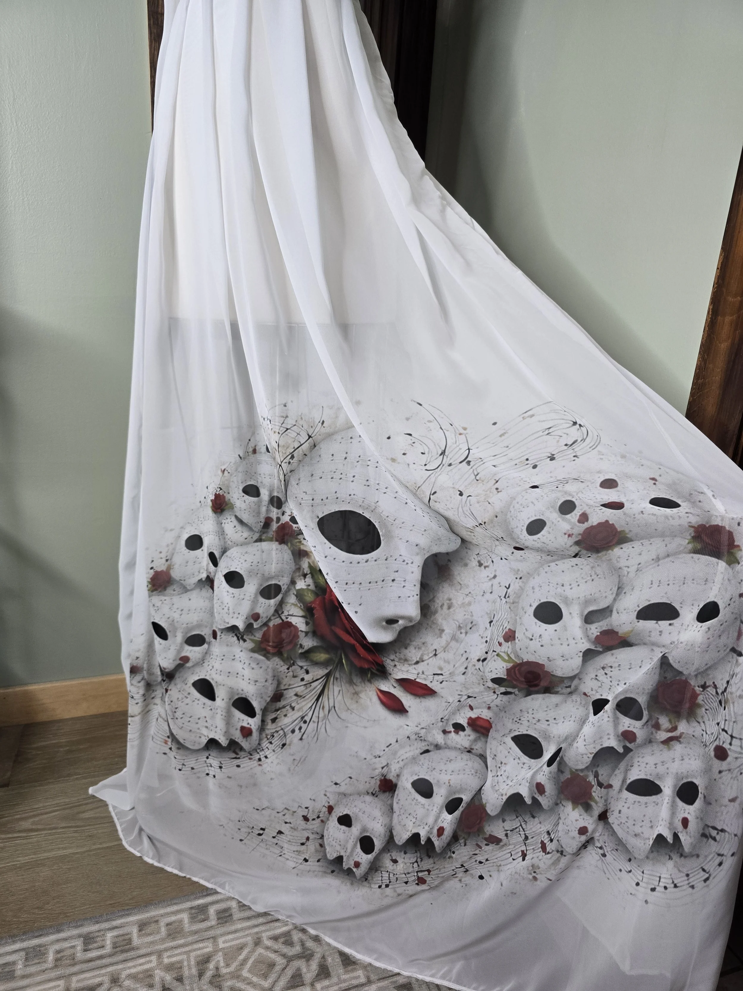 Printed on Tulle Fabric