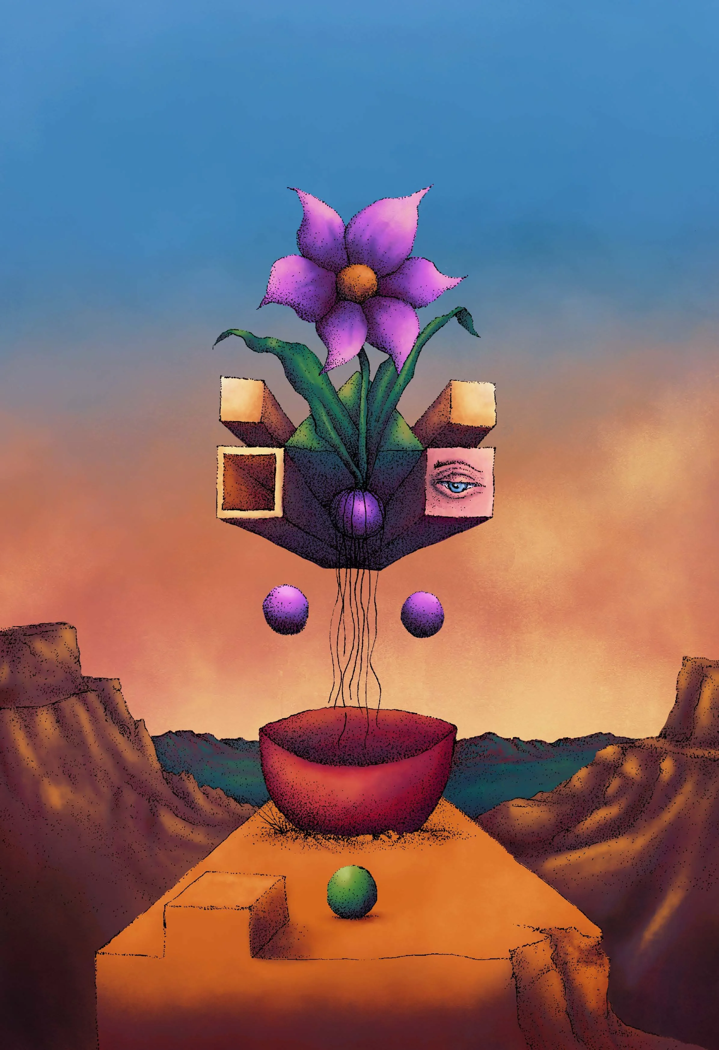 Lie in my roots before bed | Print