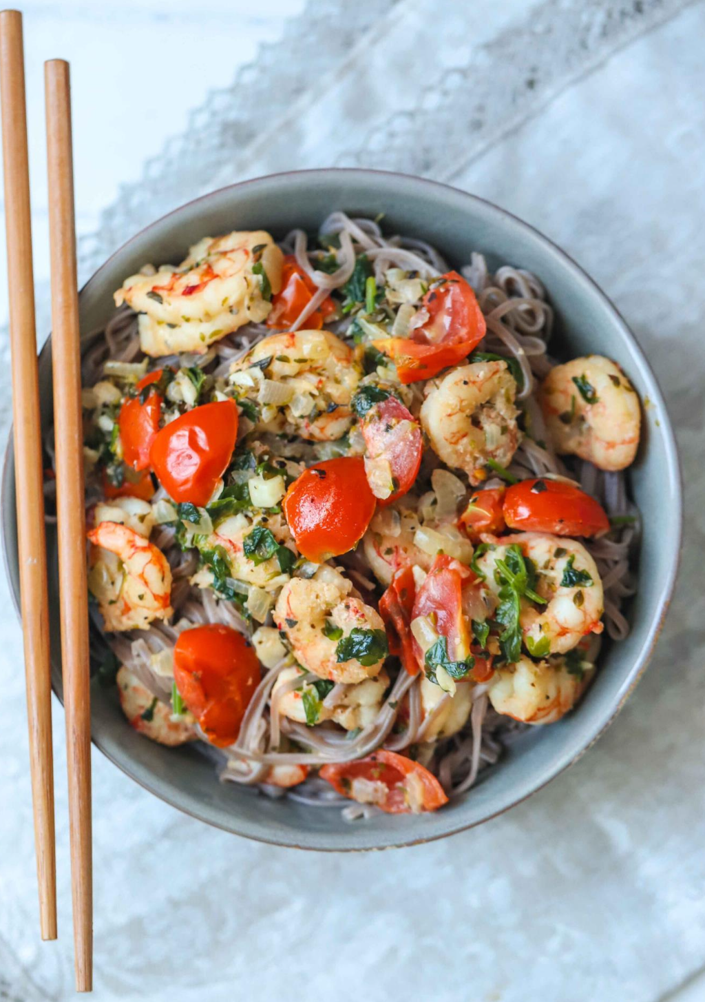 CREAMY PRAWN NOODLES