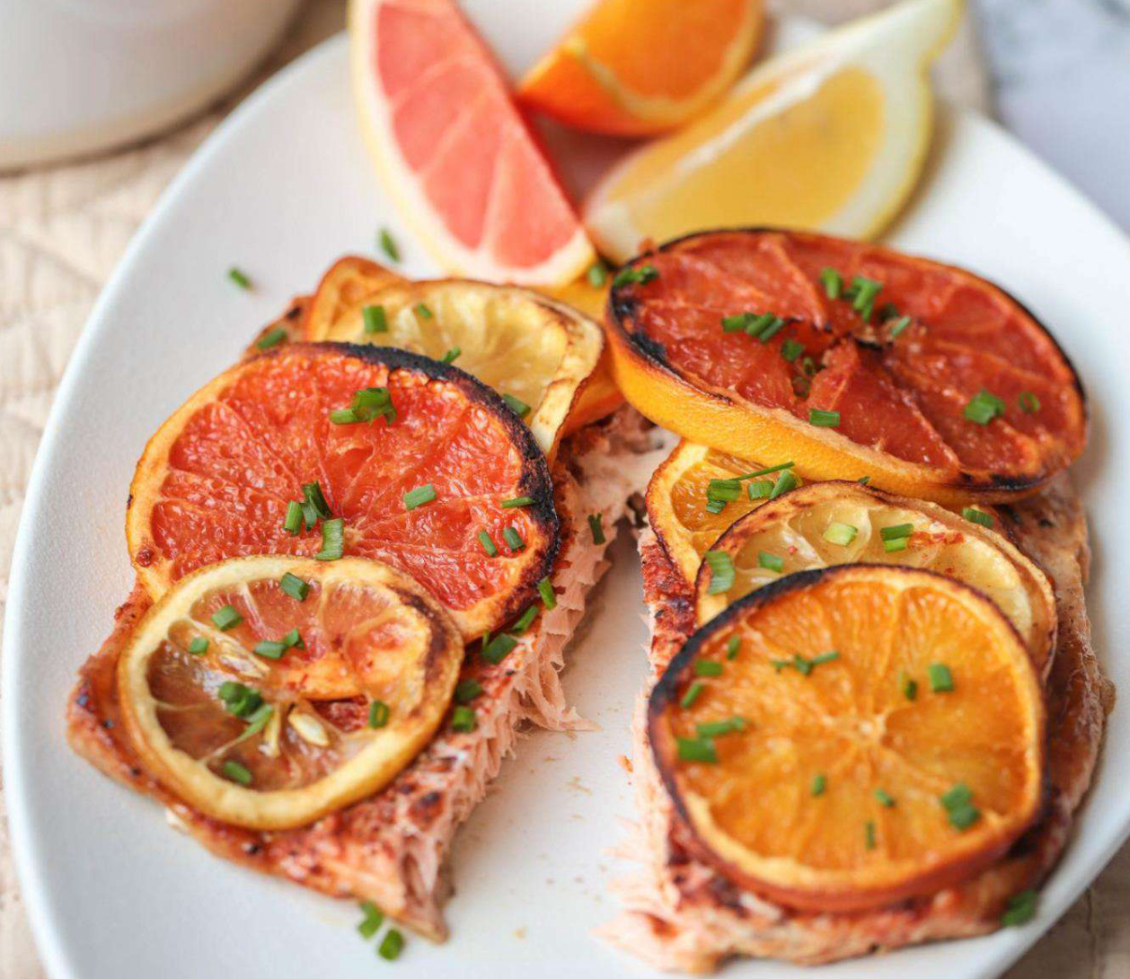 Citrus Salmon w/Chili Cucumber Salad