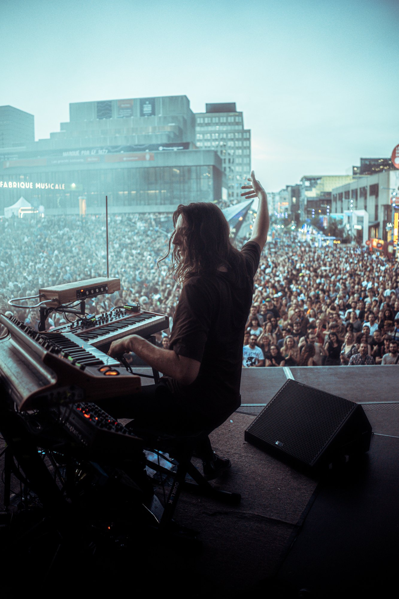 Photographie de Mezerg au Festival de Jazz sur la Place des Arts (Montréal, Canada)