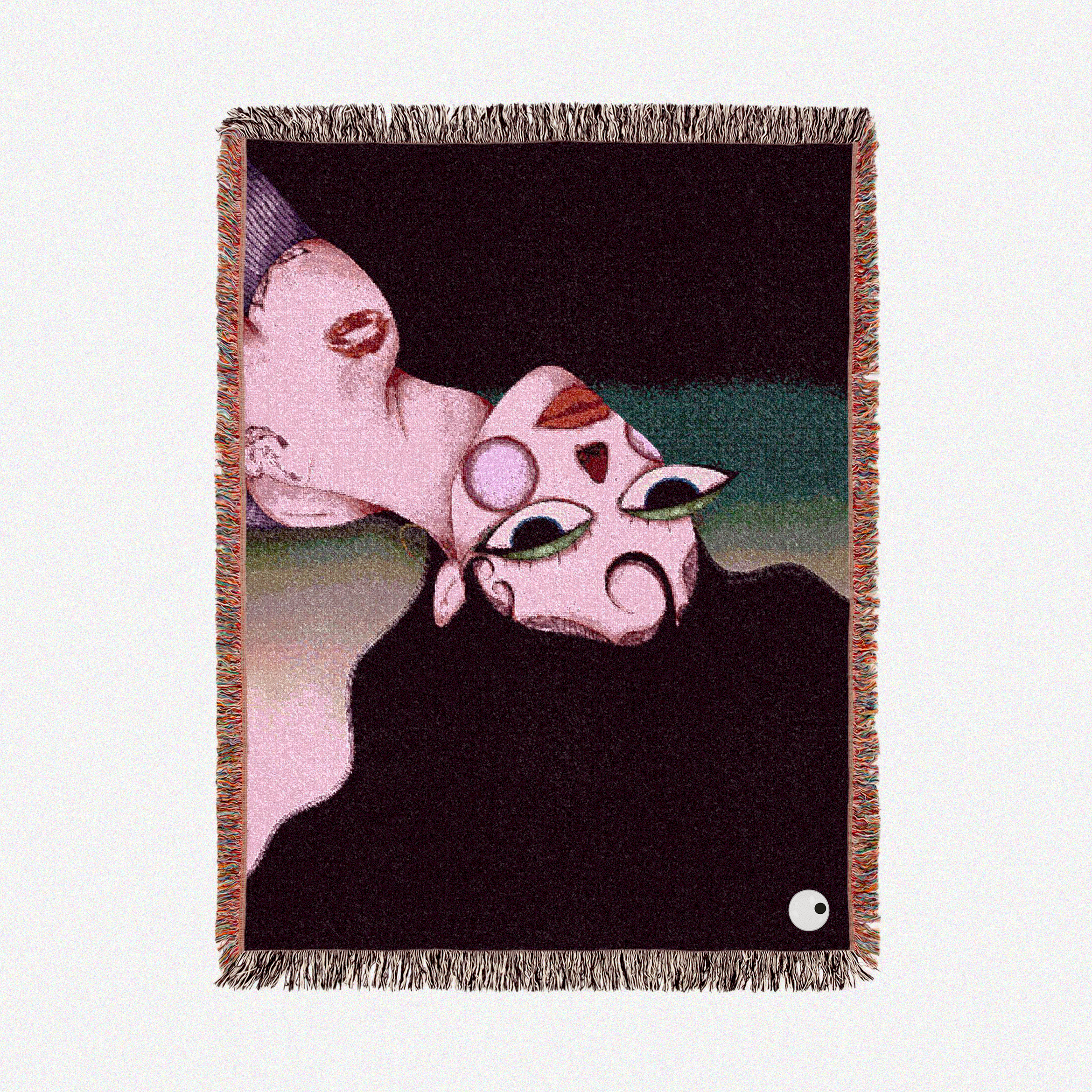 A Kingdom for a Kiss Upon Her Shoulder Woven Blanket 💋