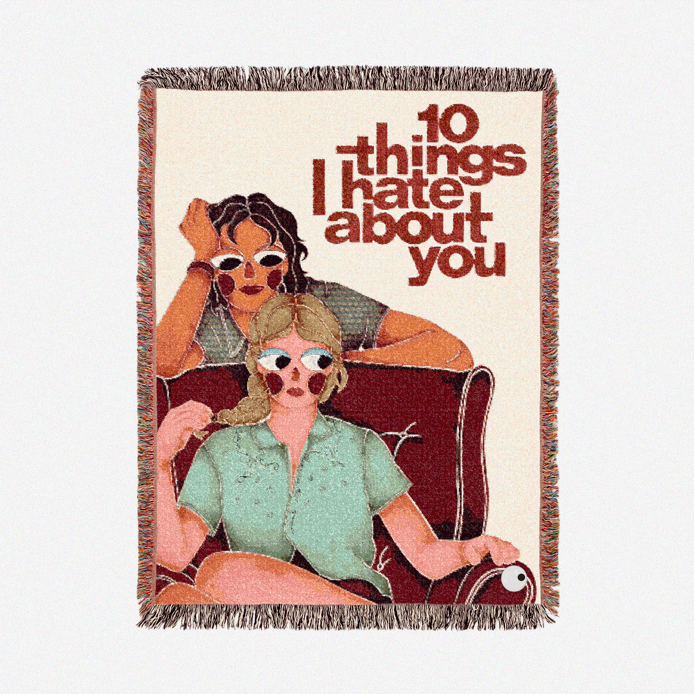 10 Things I Hate Ab You Woven Blanket❗️