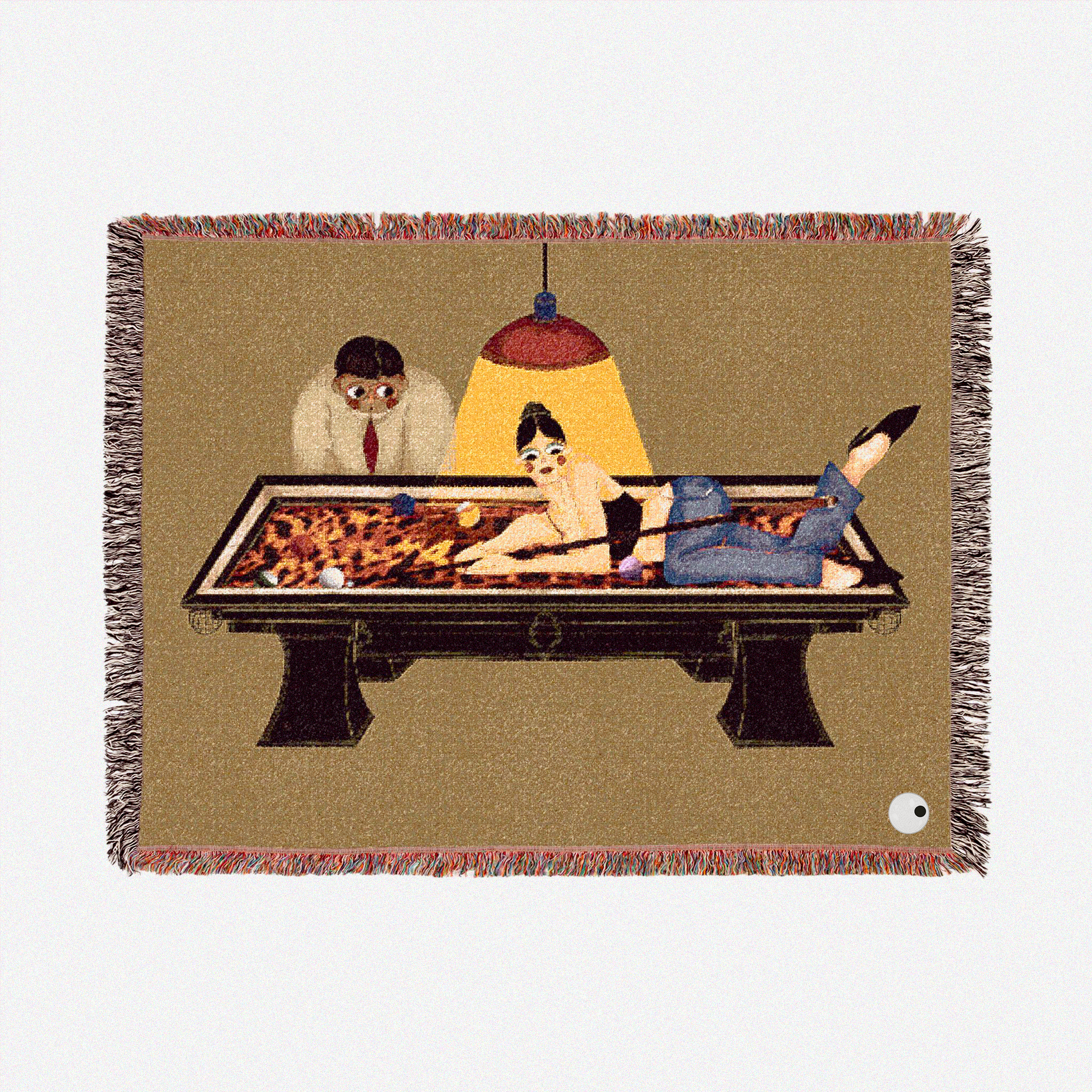 Smooth Strokes & Sweet Shots Woven Blanket 🎱