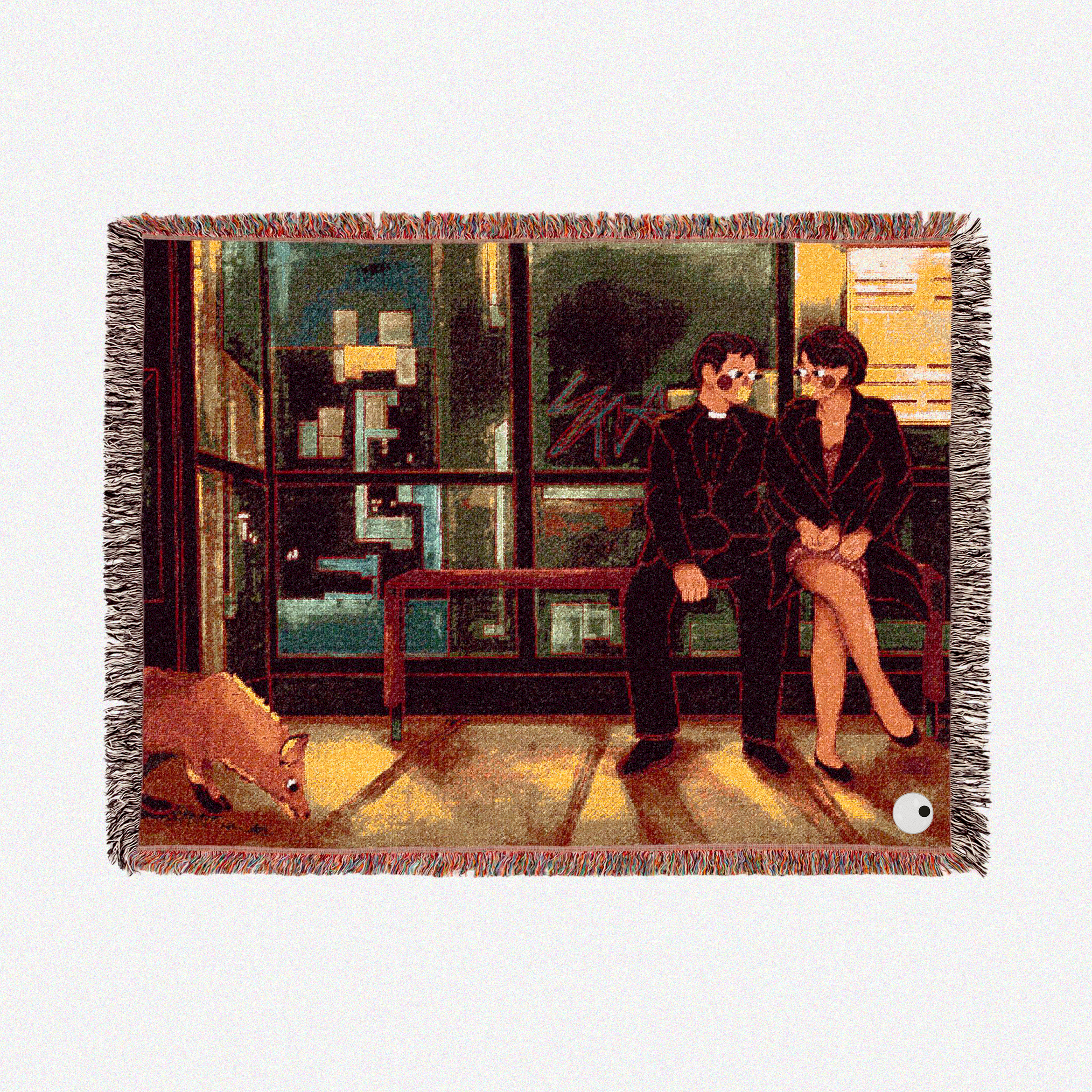 It'll Pass (...except it never will) Woven Blanket 🦊