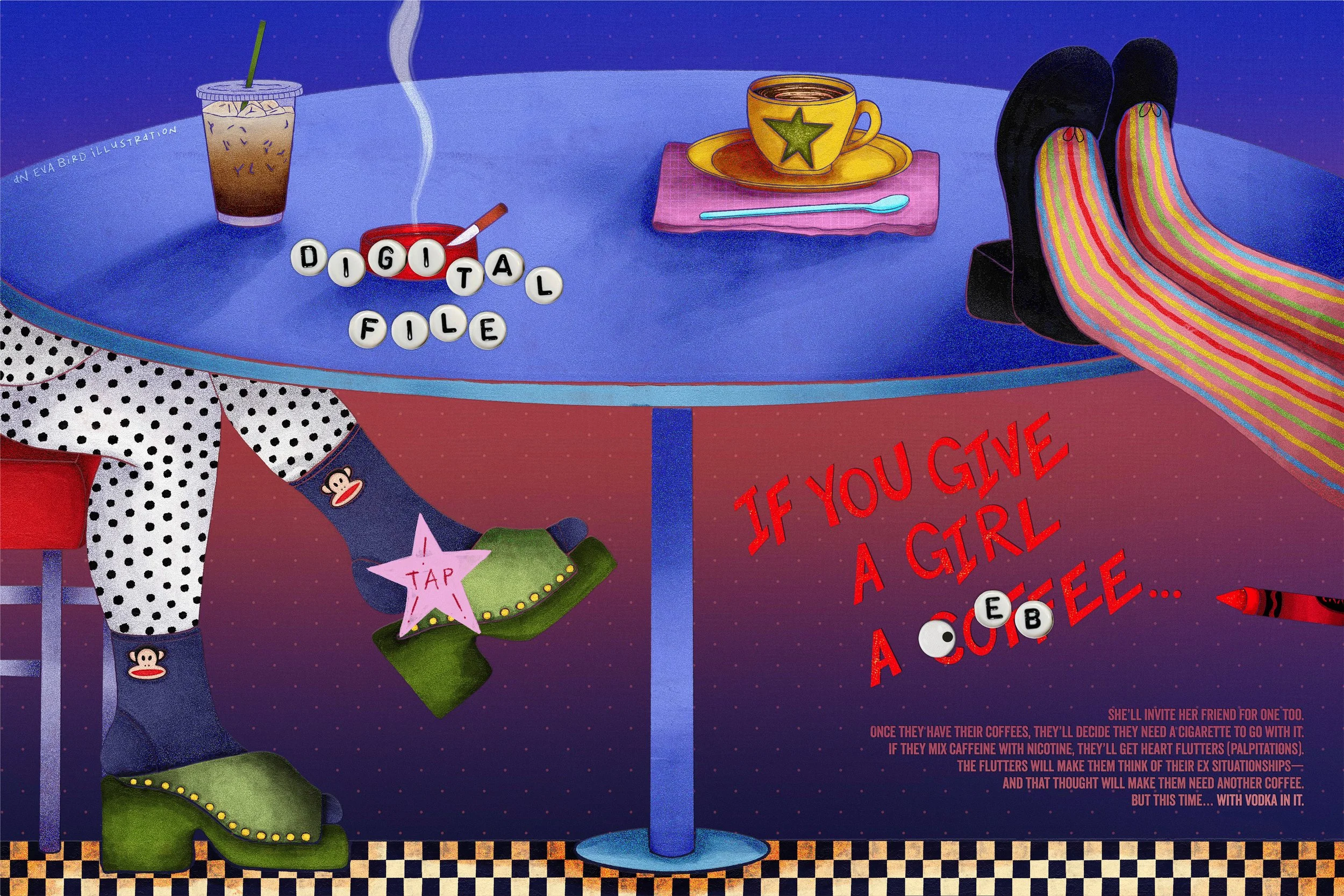 If You Give a Girl a Coffee... (Digital File ONLY) ☕️