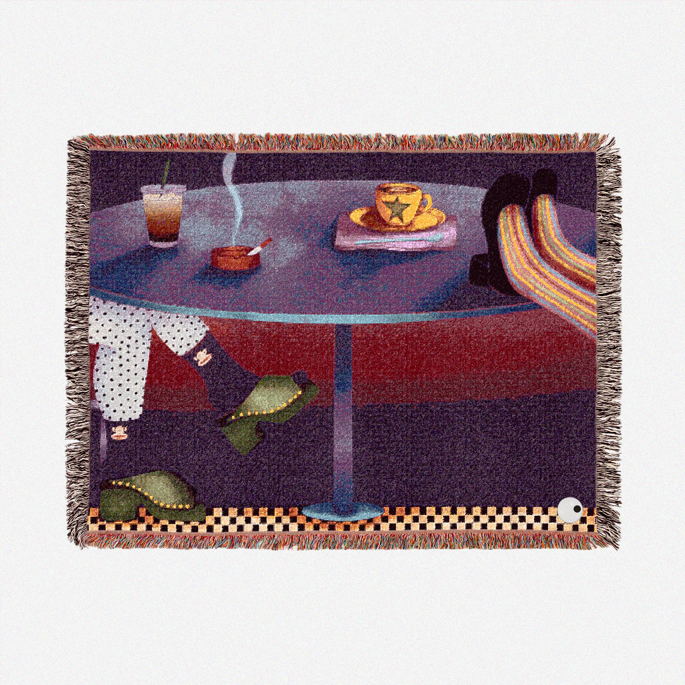 If You Give a Girl a Coffee... Woven Blanket ☕️