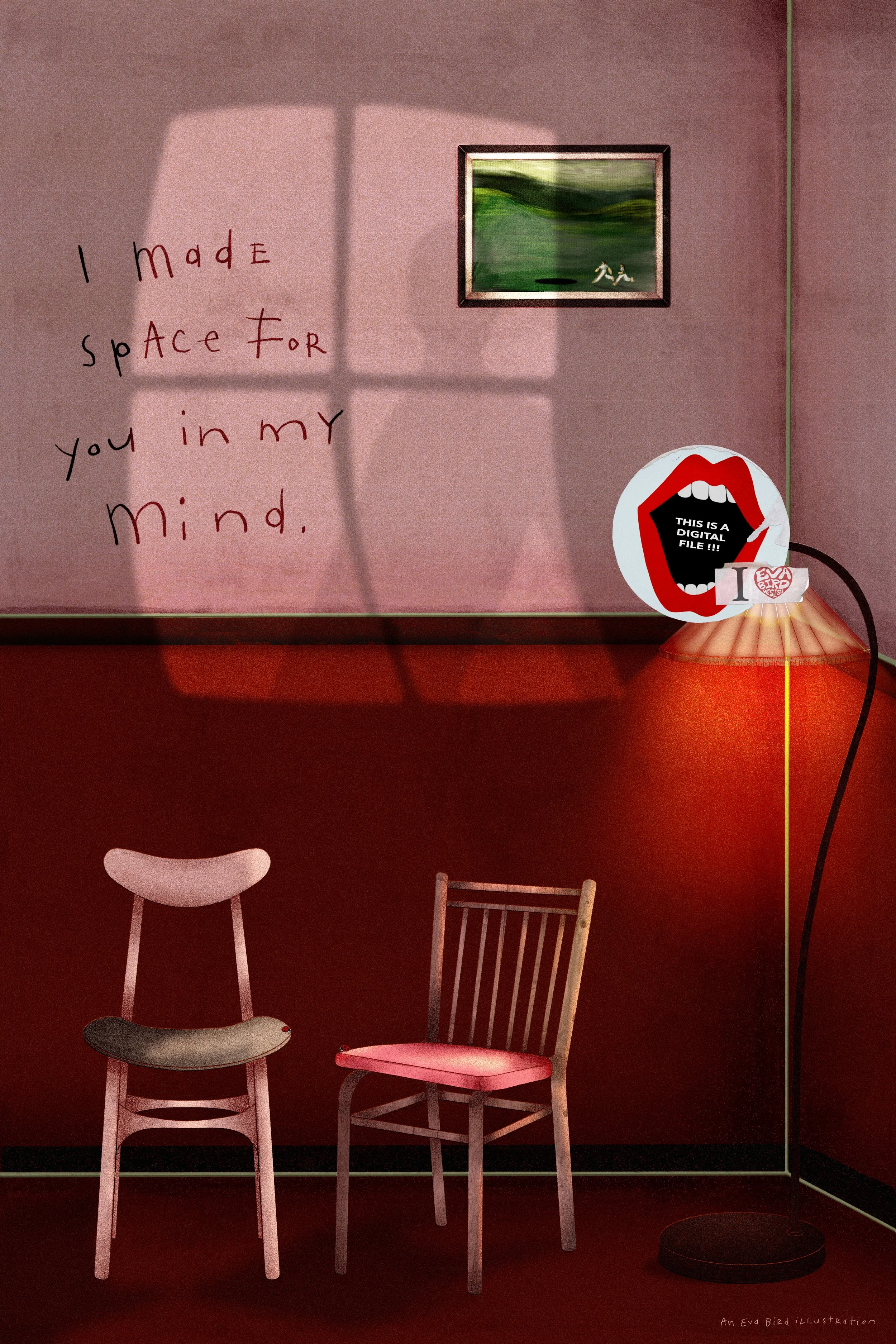 I Made Space For You In My Mind (Digital File ONLY) 🪑