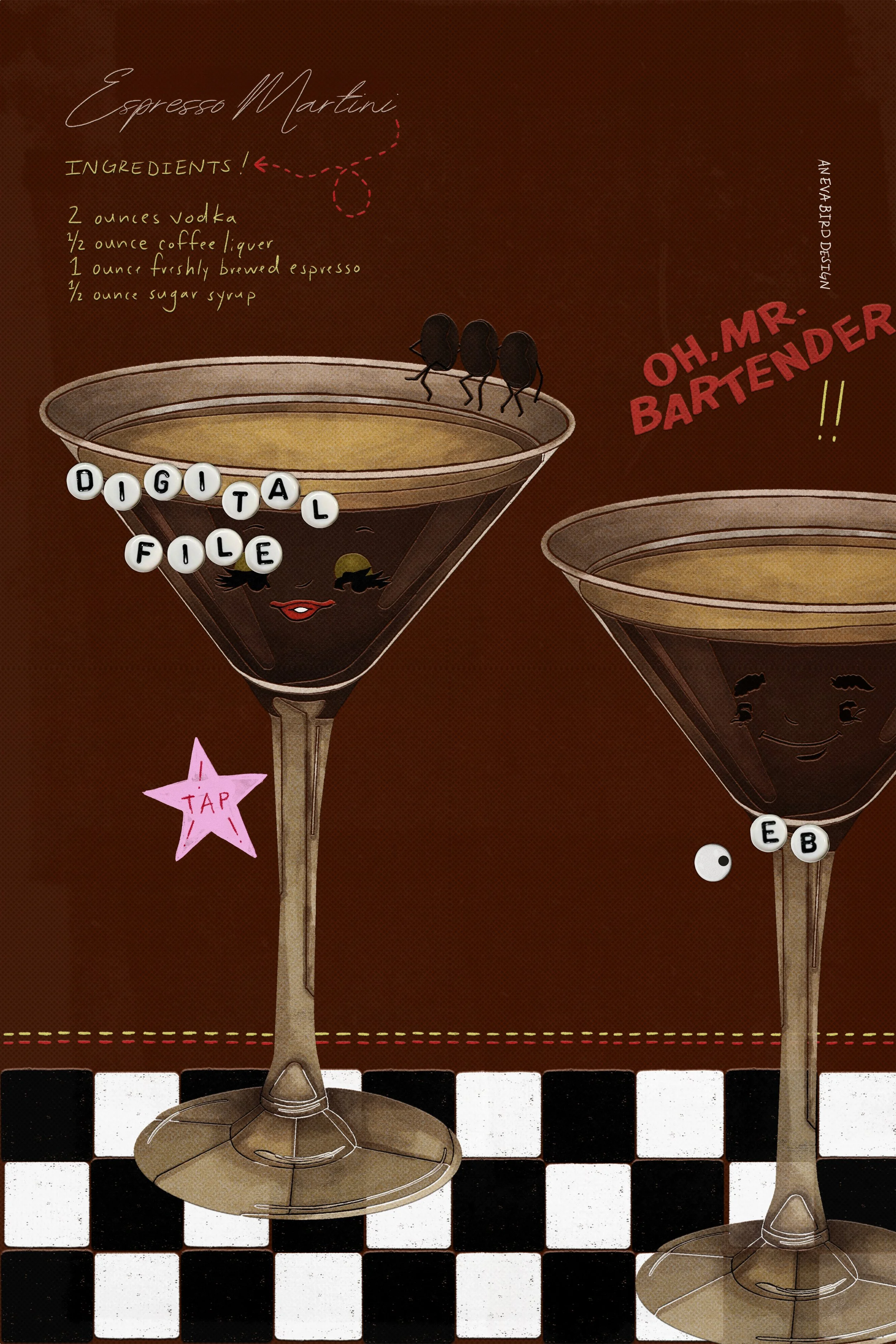 Espresso Martini (Digital File ONLY) ☕