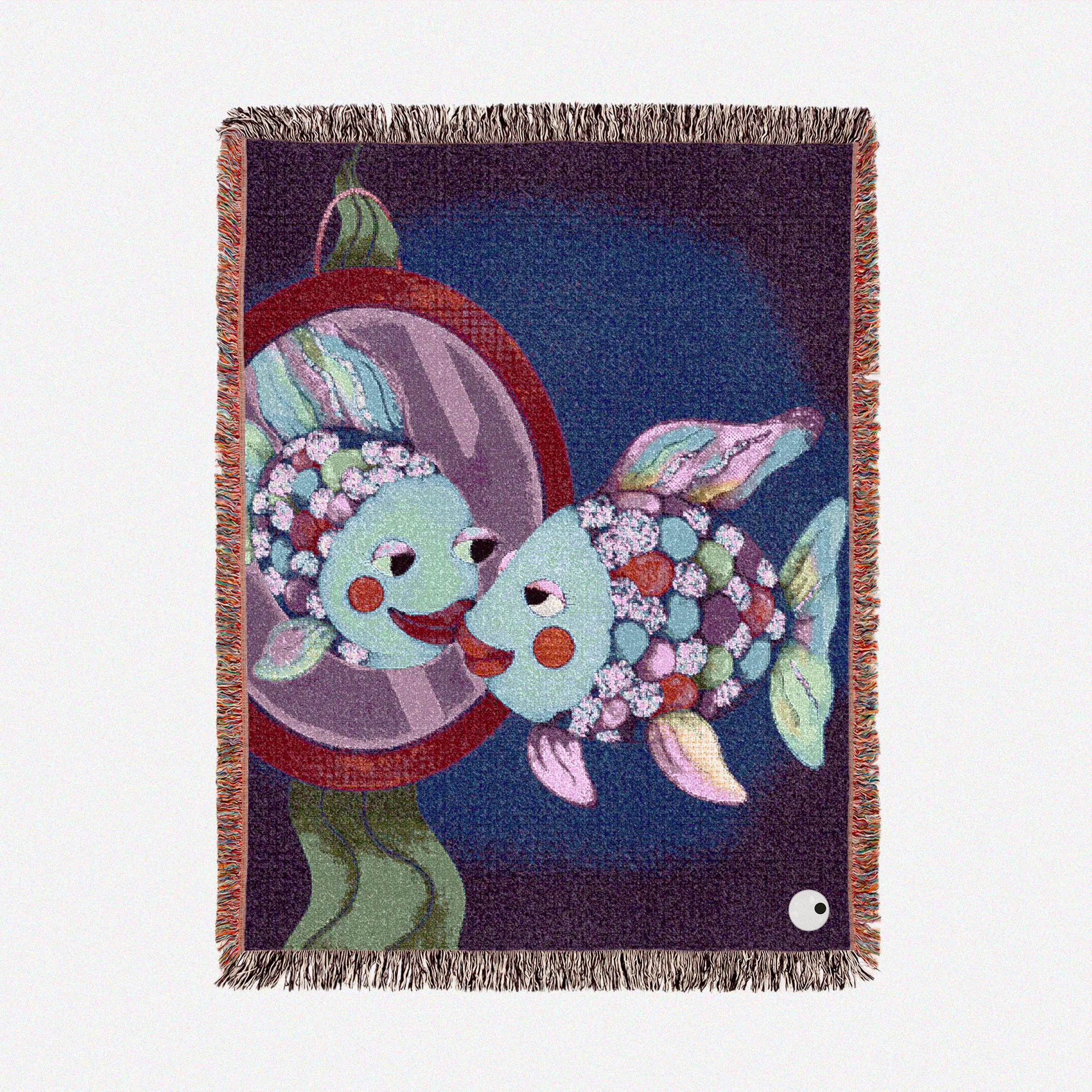 Maybe I'm Not Too Much! Woven Blanket 🐠