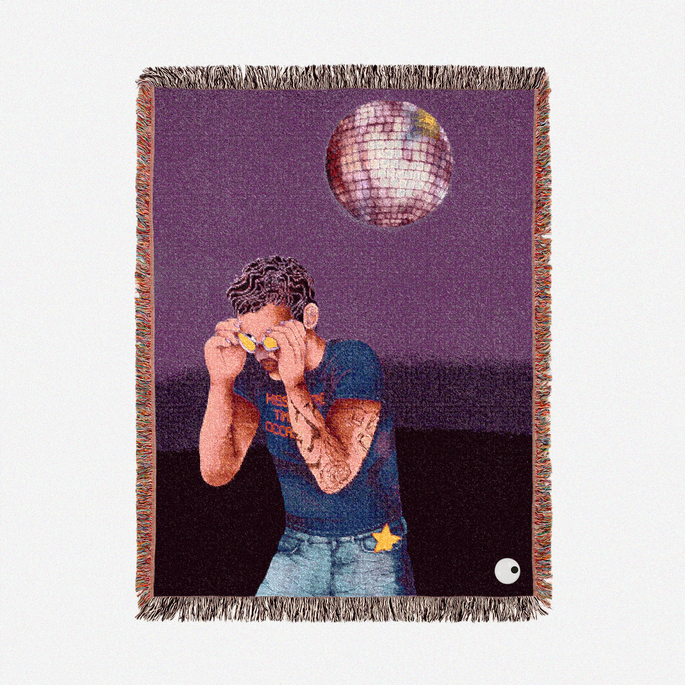 Kiss All The Time! Woven Blanket 🪩
