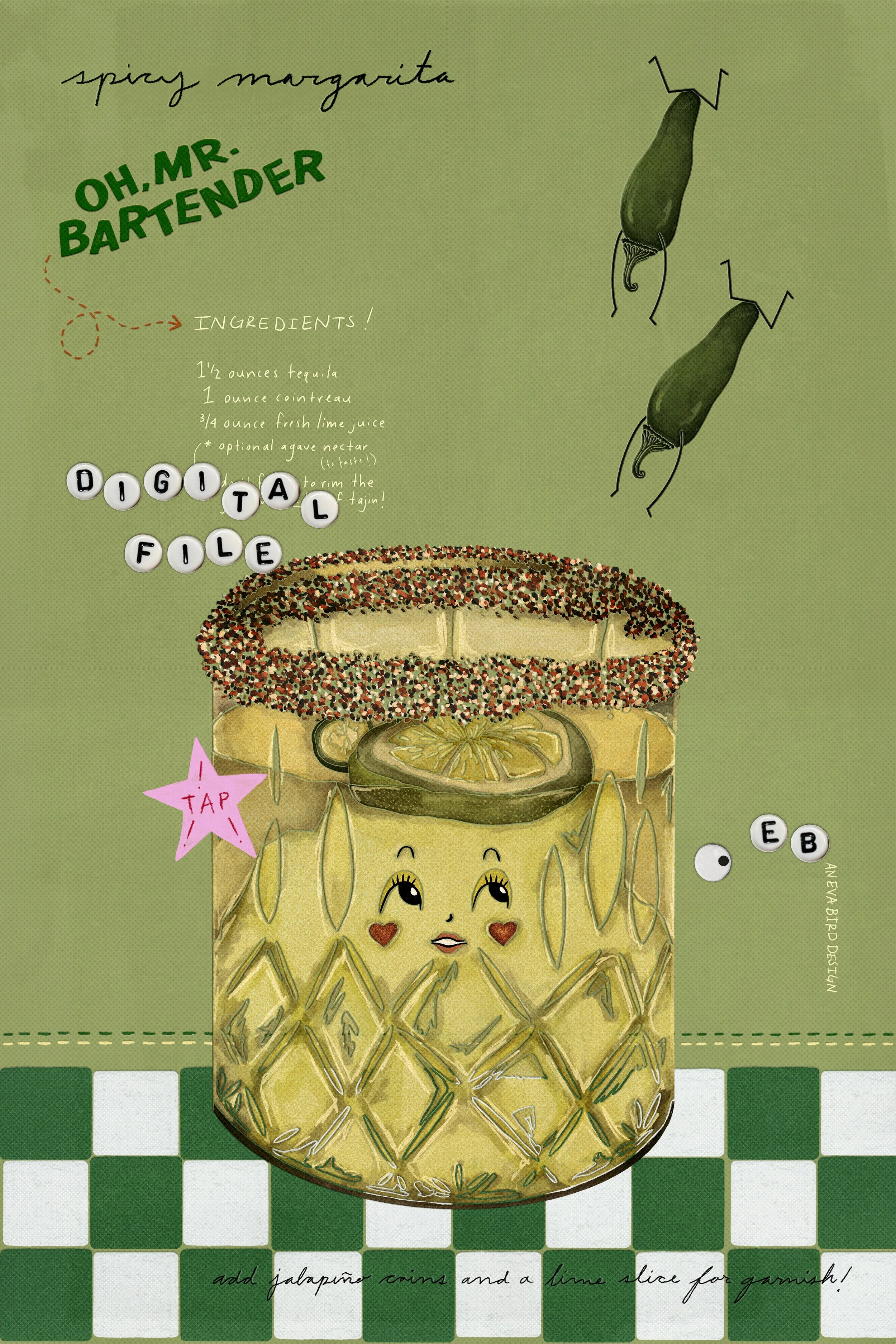 Spicy Margarita (Digital File ONLY) 🌶️