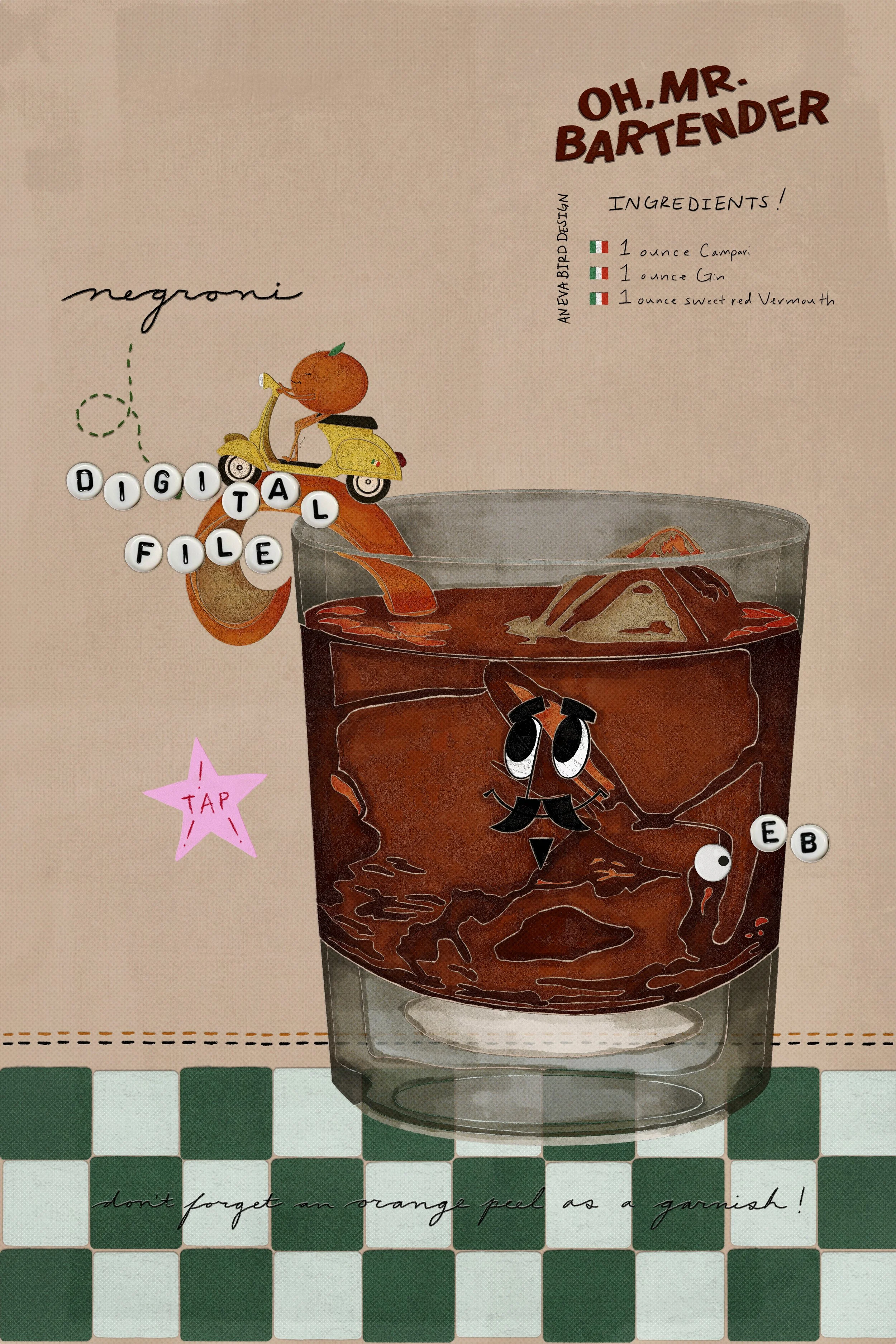 Negroni (Digital File ONLY) 🛵