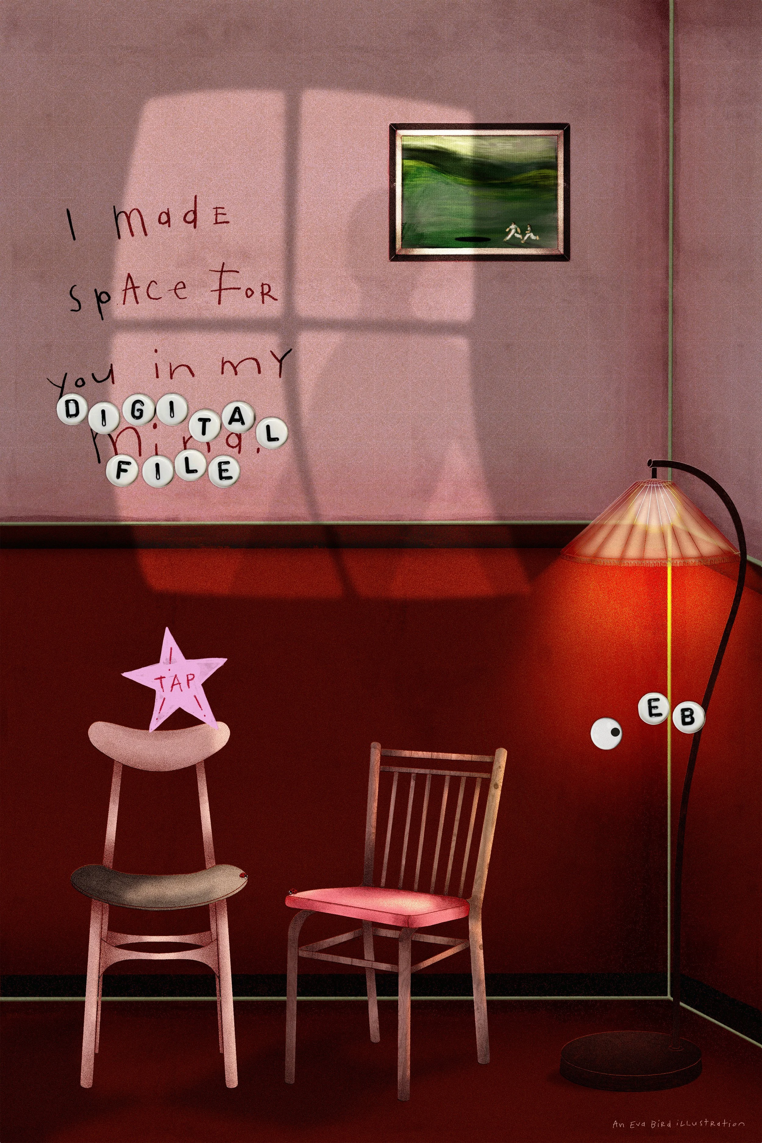 I Made Space For You In My Mind (Digital File ONLY) 🪑