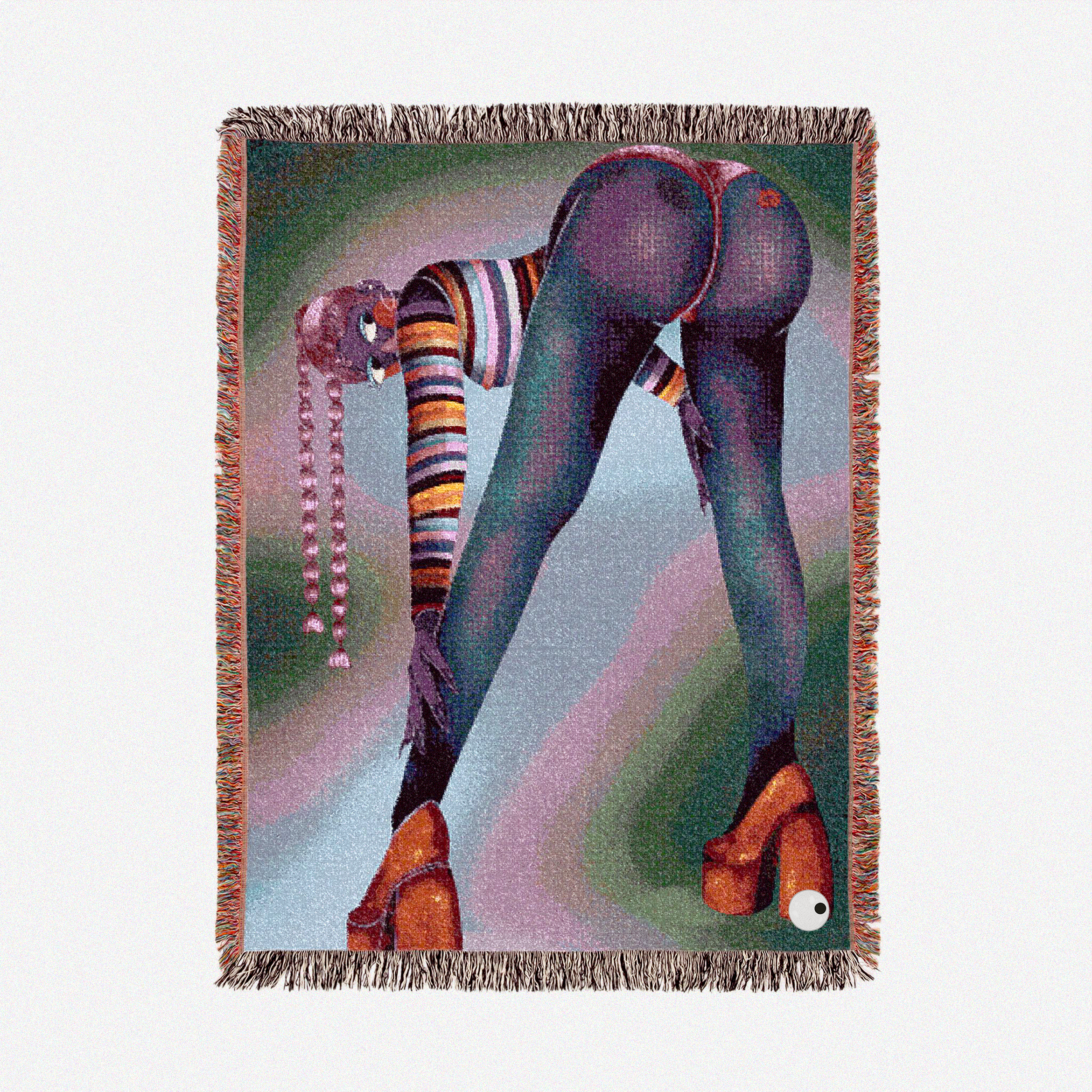 Throw That Ass in the Direction of Your Dreams! Woven Blanket 🤸🏽‍♀️