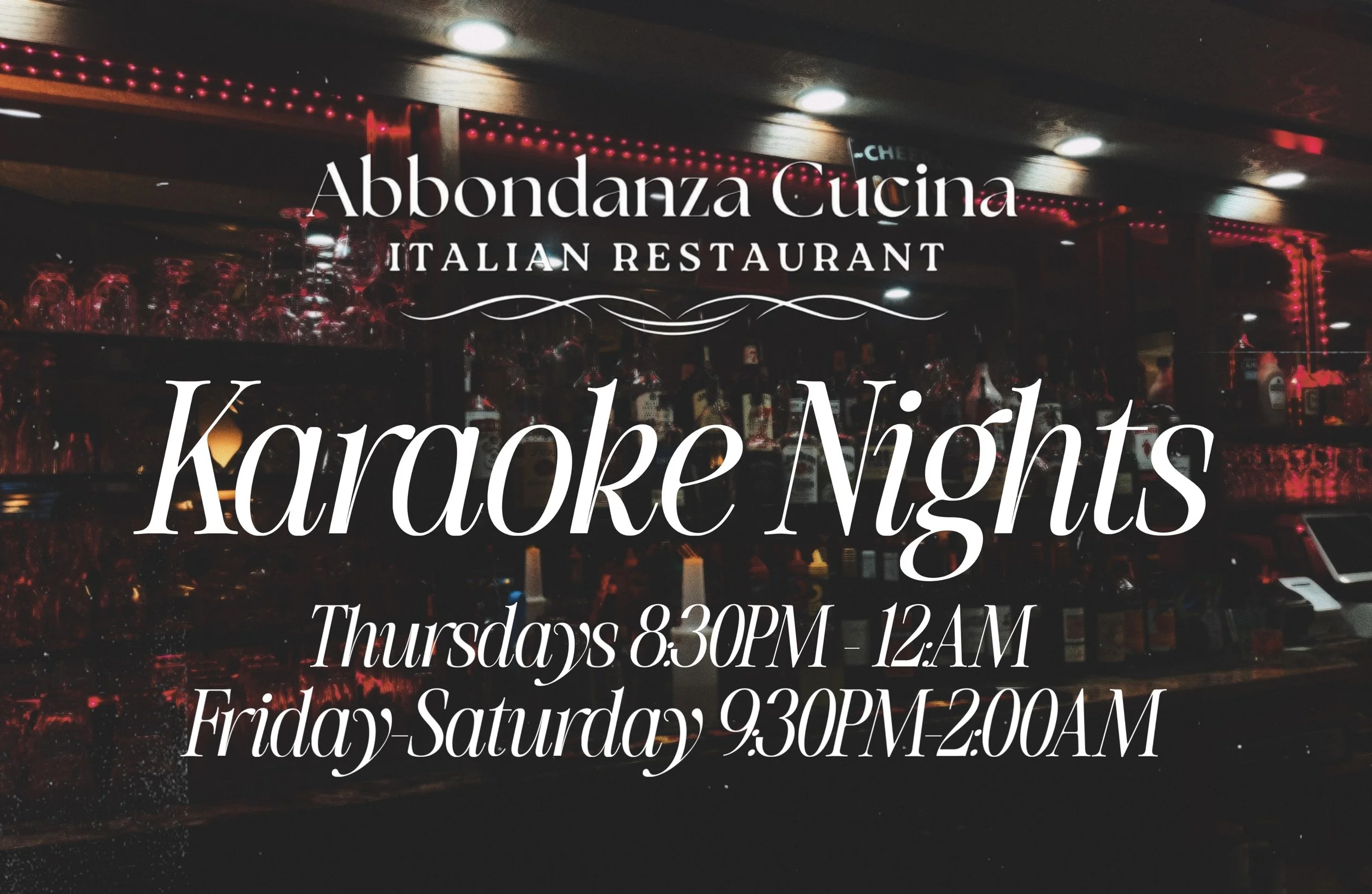 Karaoke Night at the Bar