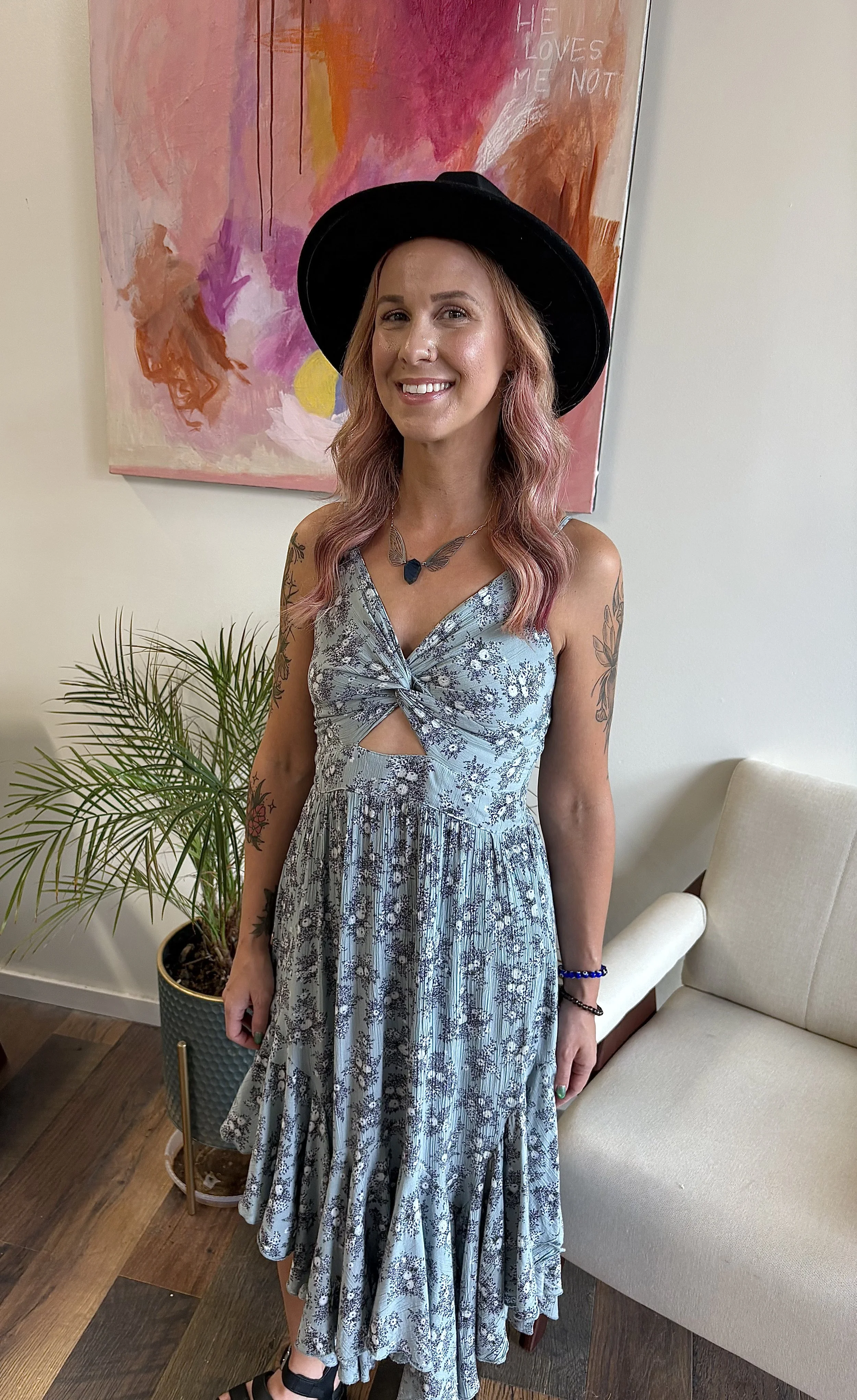 Rustic Ritual Beauty hair stylist at clean salon in South Slope Asheville NC