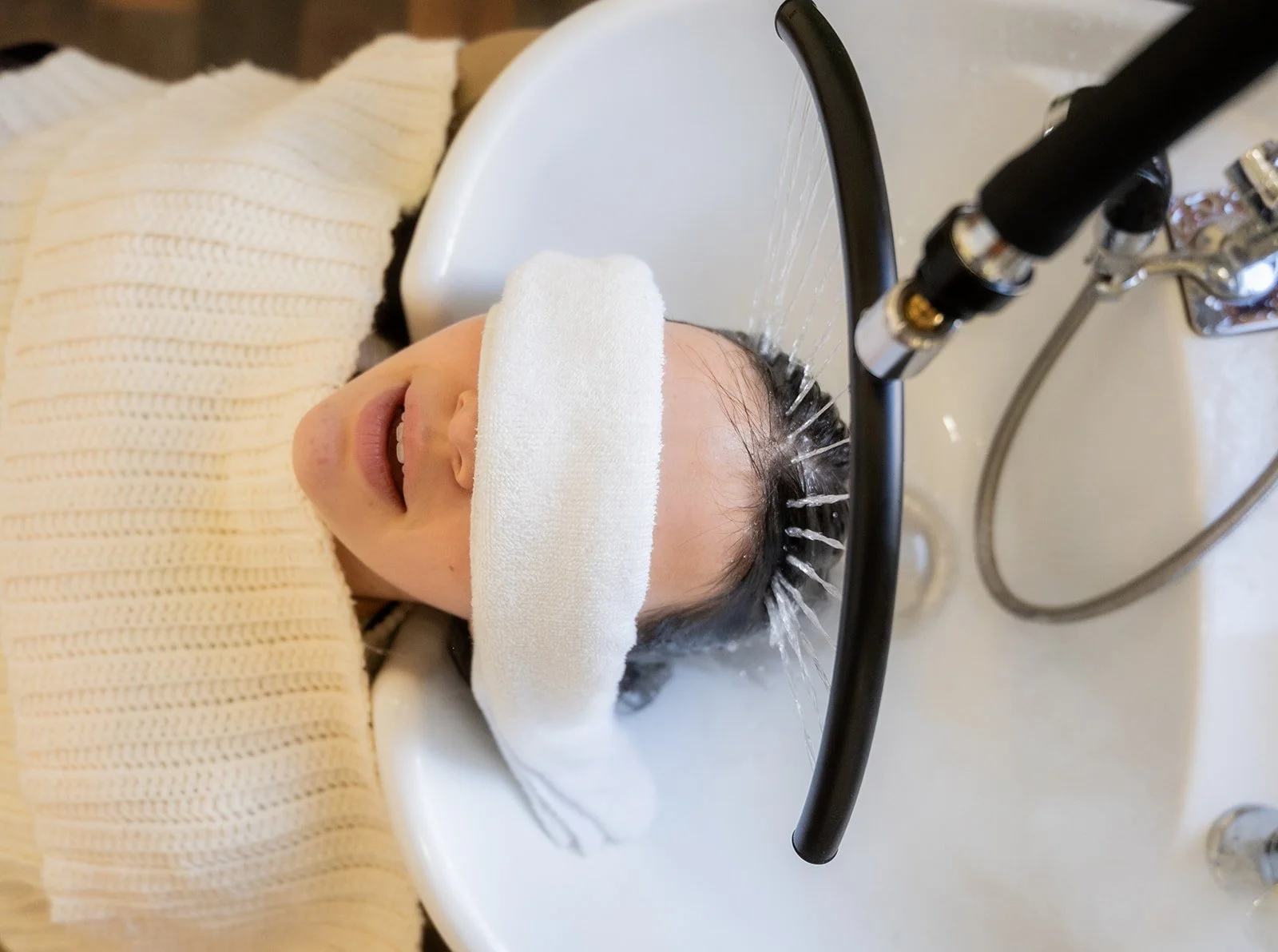Scalp treatment service at Rustic Ritual Beauty clean salon in Asheville NC