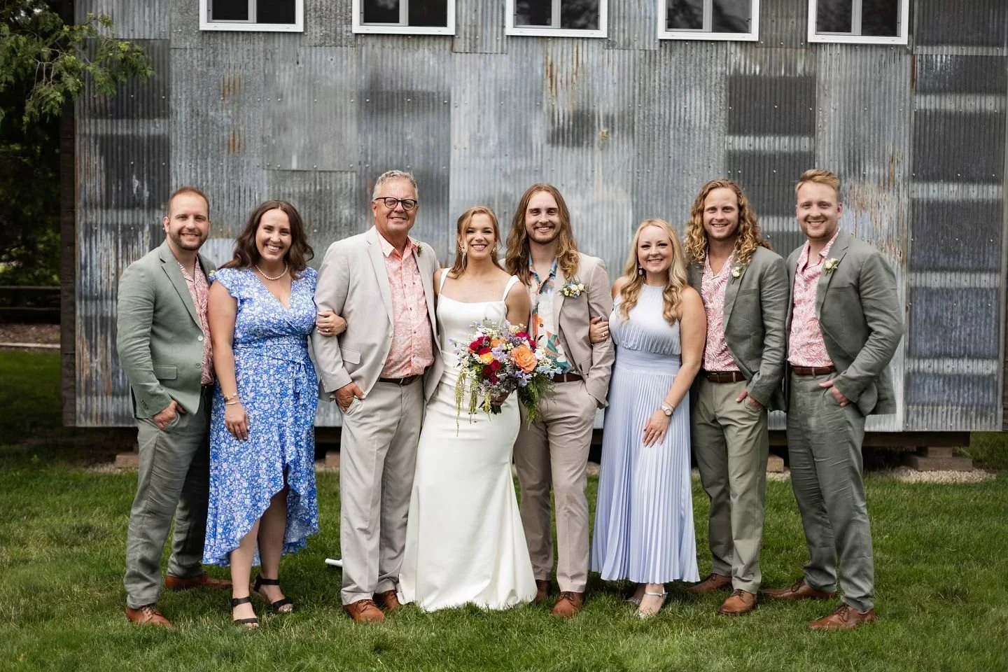 Drew &amp; Sonya Amundson!!!!
July 13, 2024💘

@drewamundson my little brother, marries @sonyaelise =POWER COUPLE! 

Wanted to post a million photos, but our family is too big and they don&rsquo;t fit on this cropped situation on insta.(so please hol