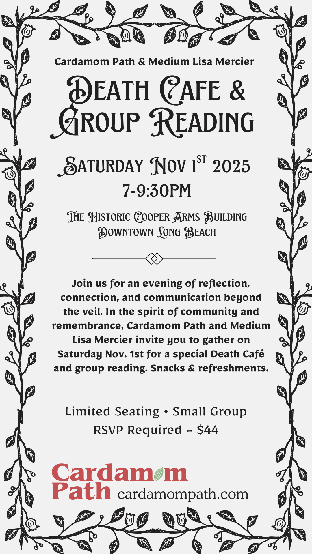 Reelstory CP - Nov 1 - Death Cafe + Medium Group Reading (1).png