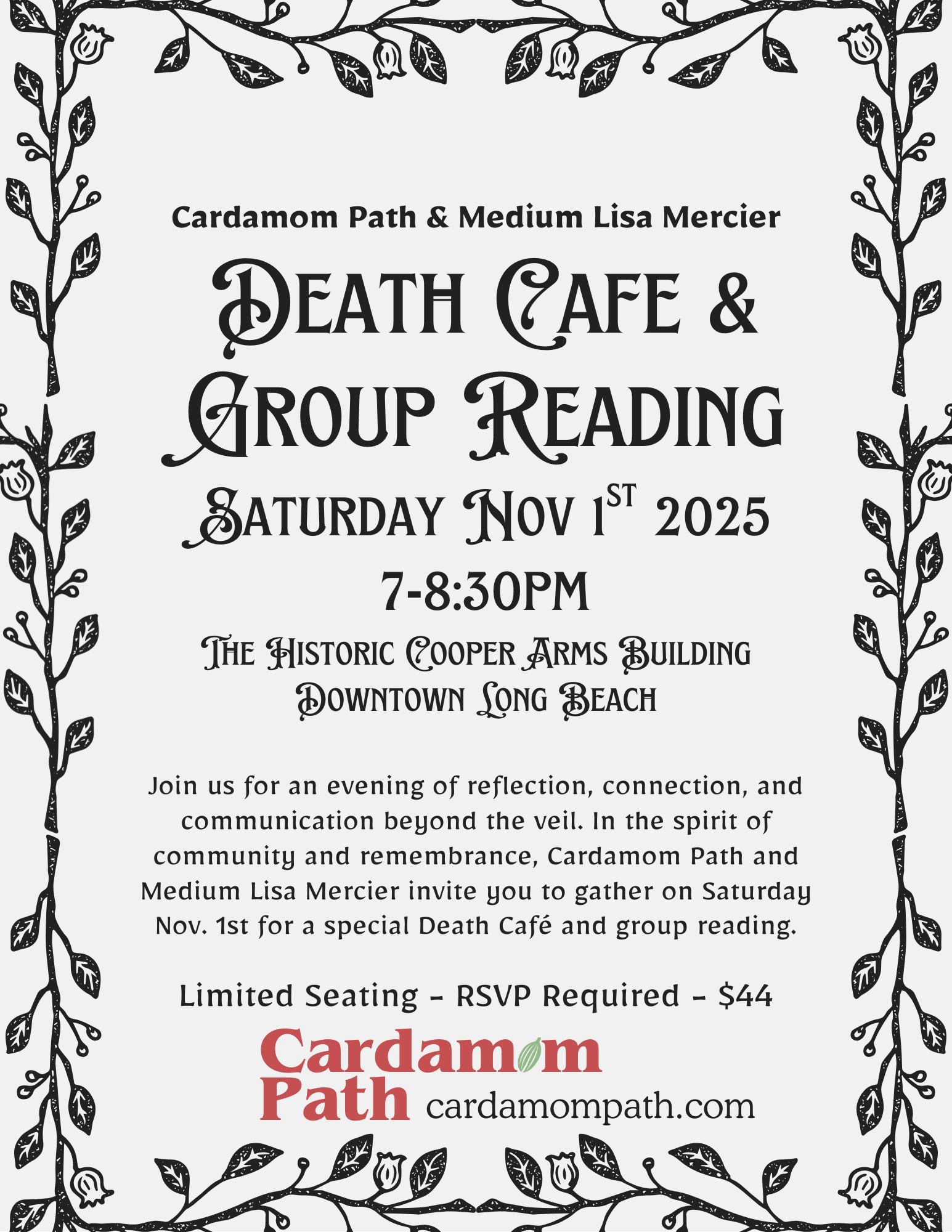 CP - Nov 1 - Death Cafe + Medium Group Reading.png
