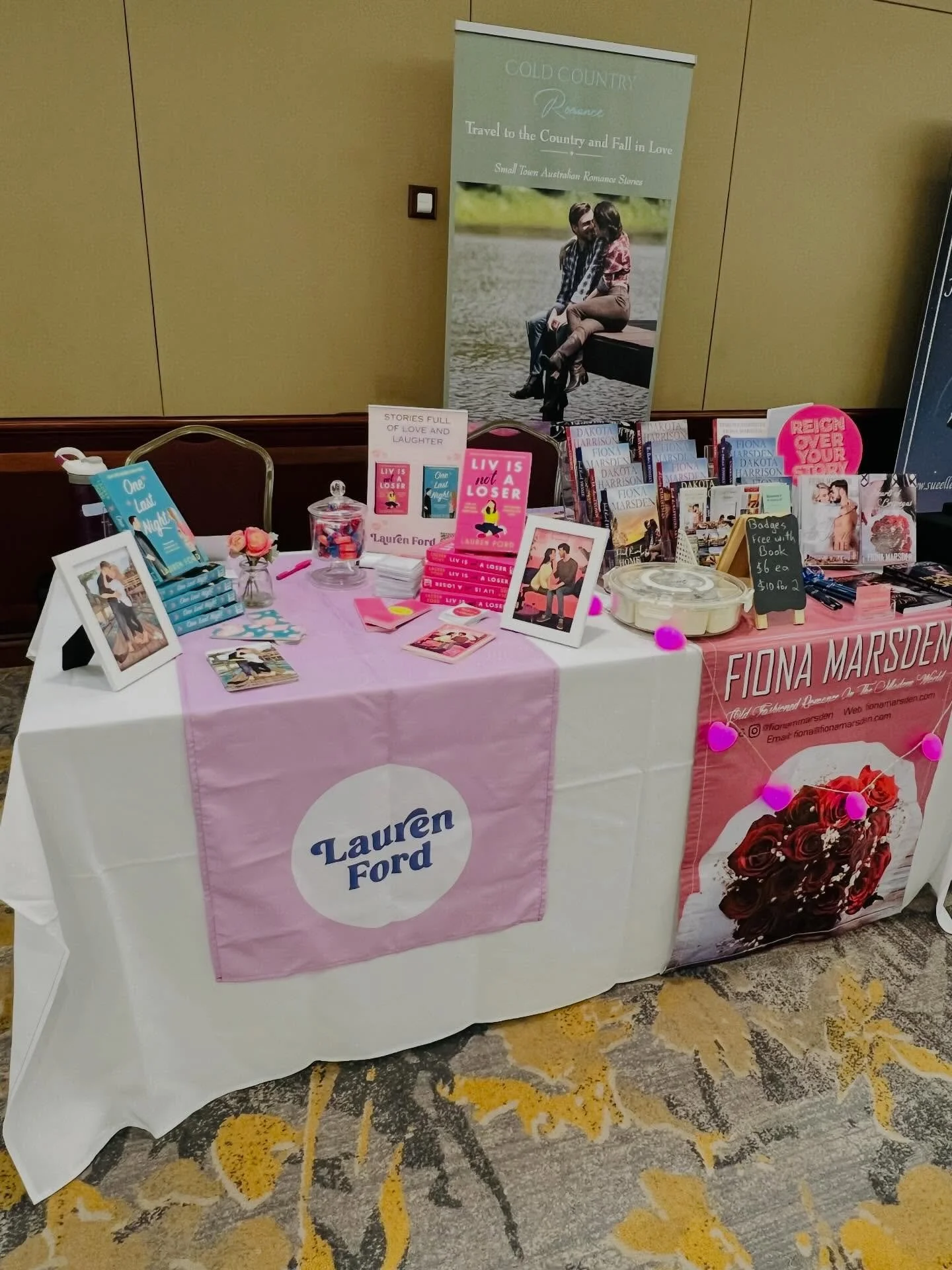 A Romantic Rendezvous Brisbane 2026 was so much fun! 

Thank you to everyone who came by to say hello and chat to me and my lovely table mate @fionammarsden. 
&nbsp;
I also joined @sueellenpashleyauthor at her author lunch and got to hear her talk ab