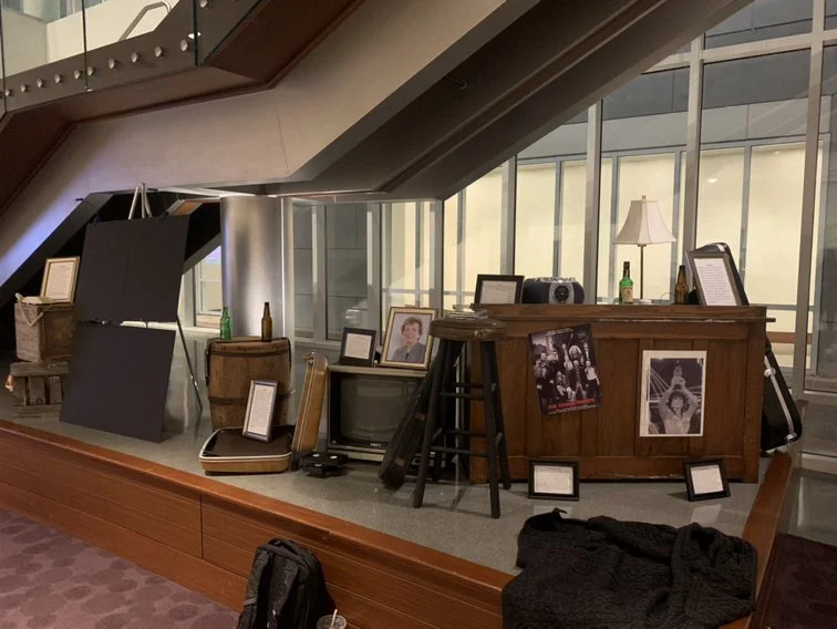 The completed lobby display!