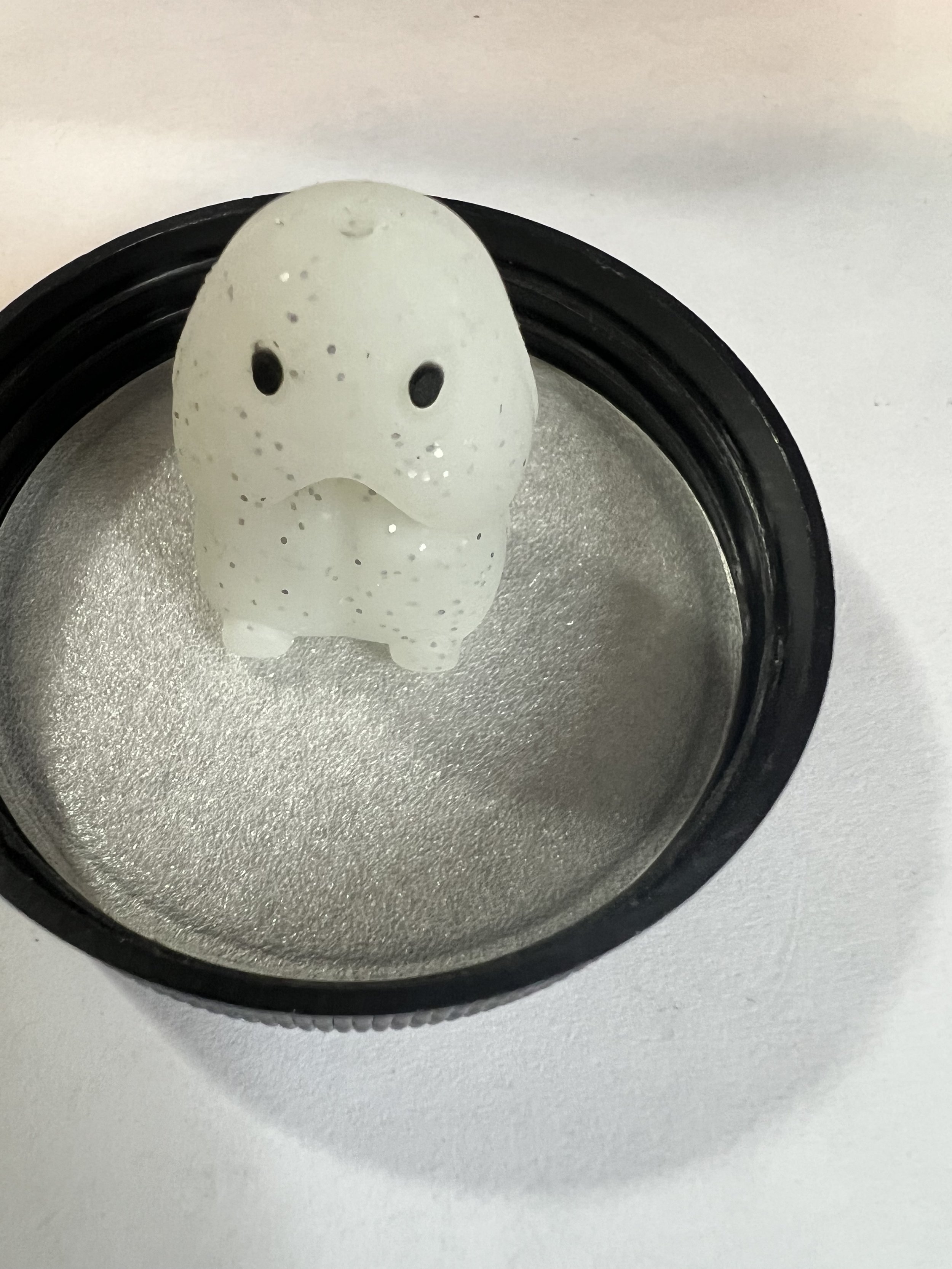 3 D Richard white glitter (400B)