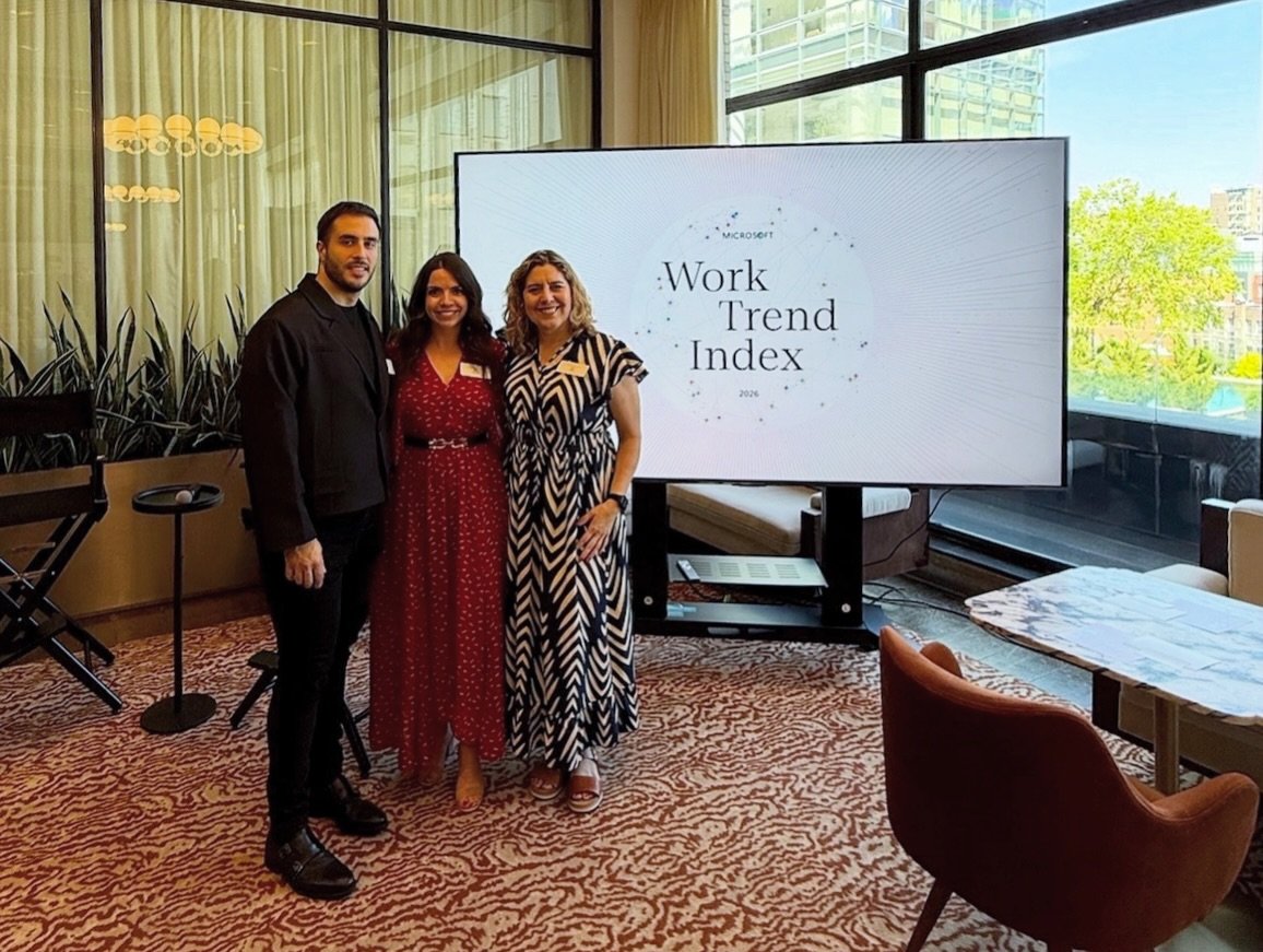 An event designed to bring the voices shaping the future of work together✨
&nbsp;
For the Microsoft Work Trend Index launch in NYC, we helped create a space where creators, founders, executives, and industry leaders could hear directly from the team 