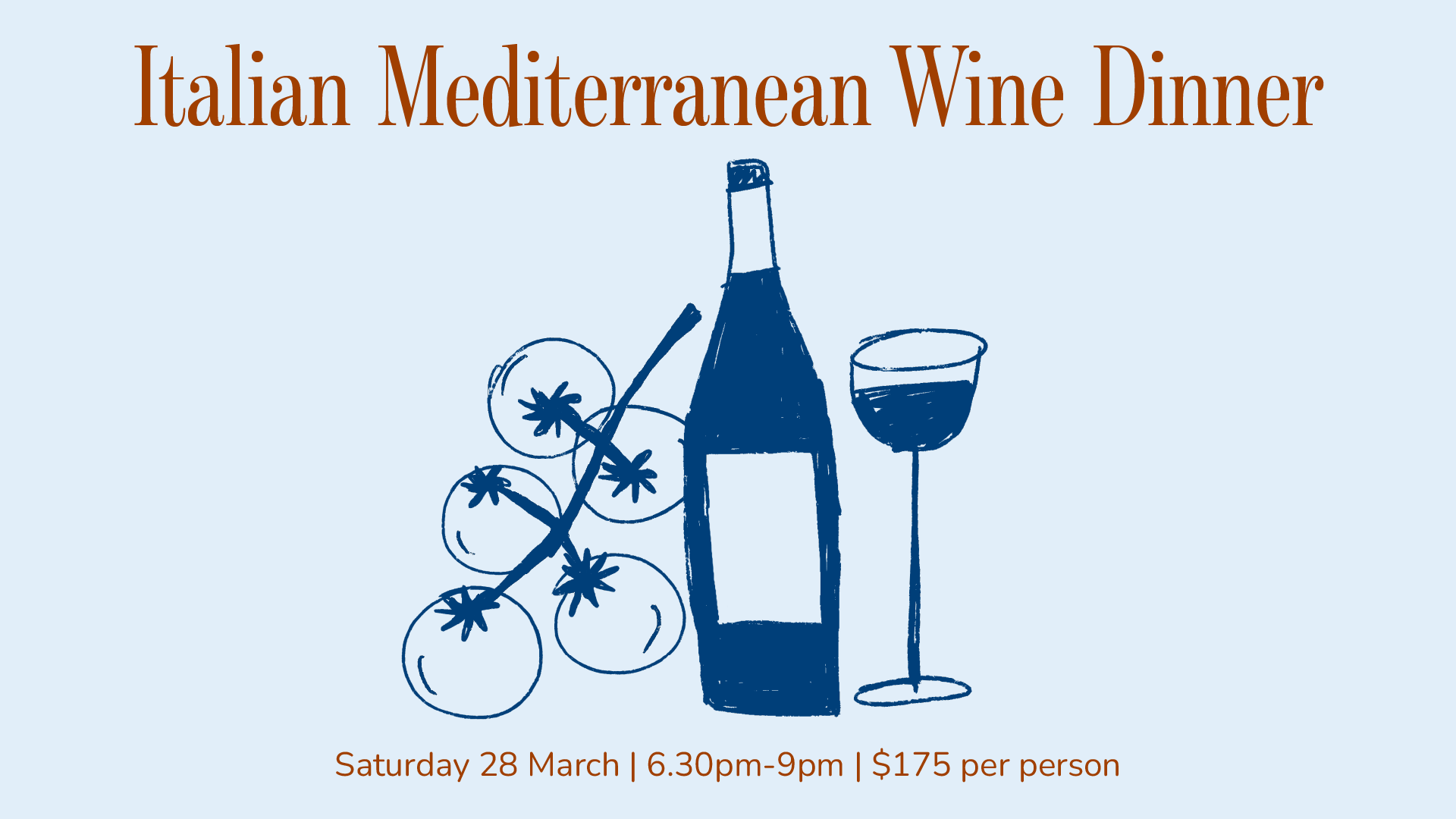 Mediterranean Wine Dinner