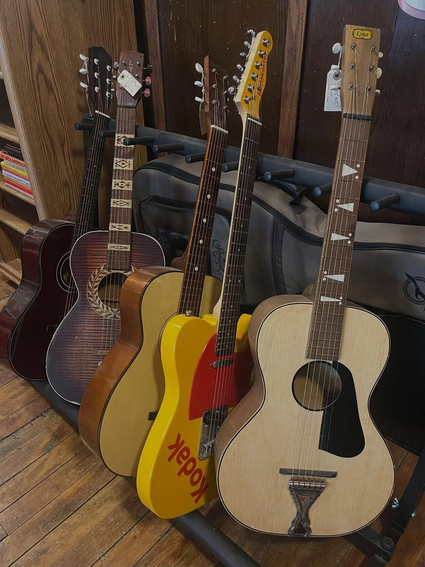 These uber-cool, super-playable parlor guitars are calling you name. 
(KODAKASTER not for sale)