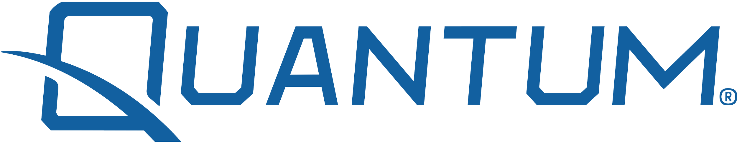 Blue logo with the word "SOLUTION" in stylized text, featuring a geometric design around the letter "Q".