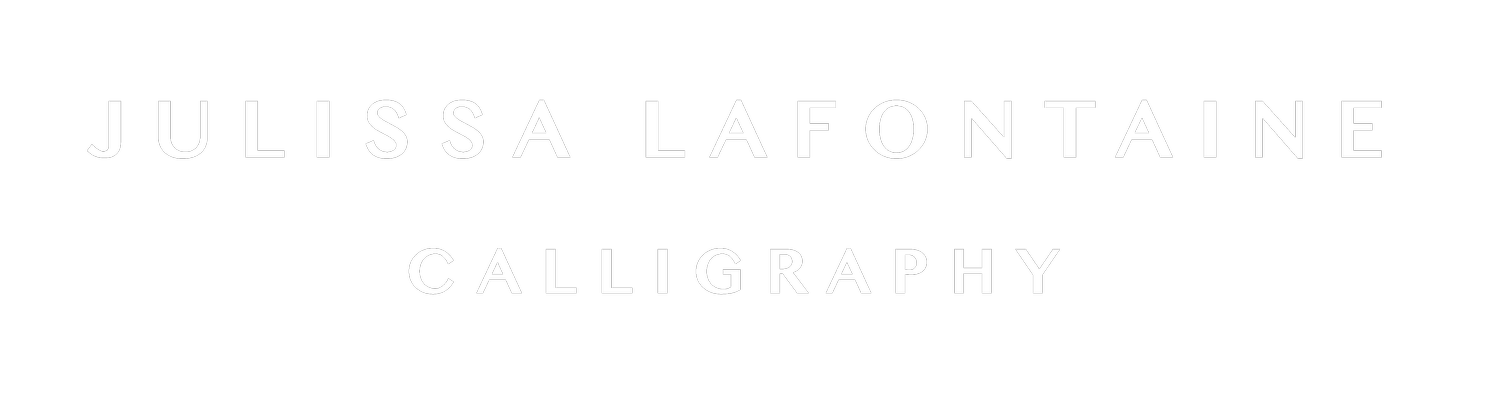 Julissa LaFontaine Calligraphy 