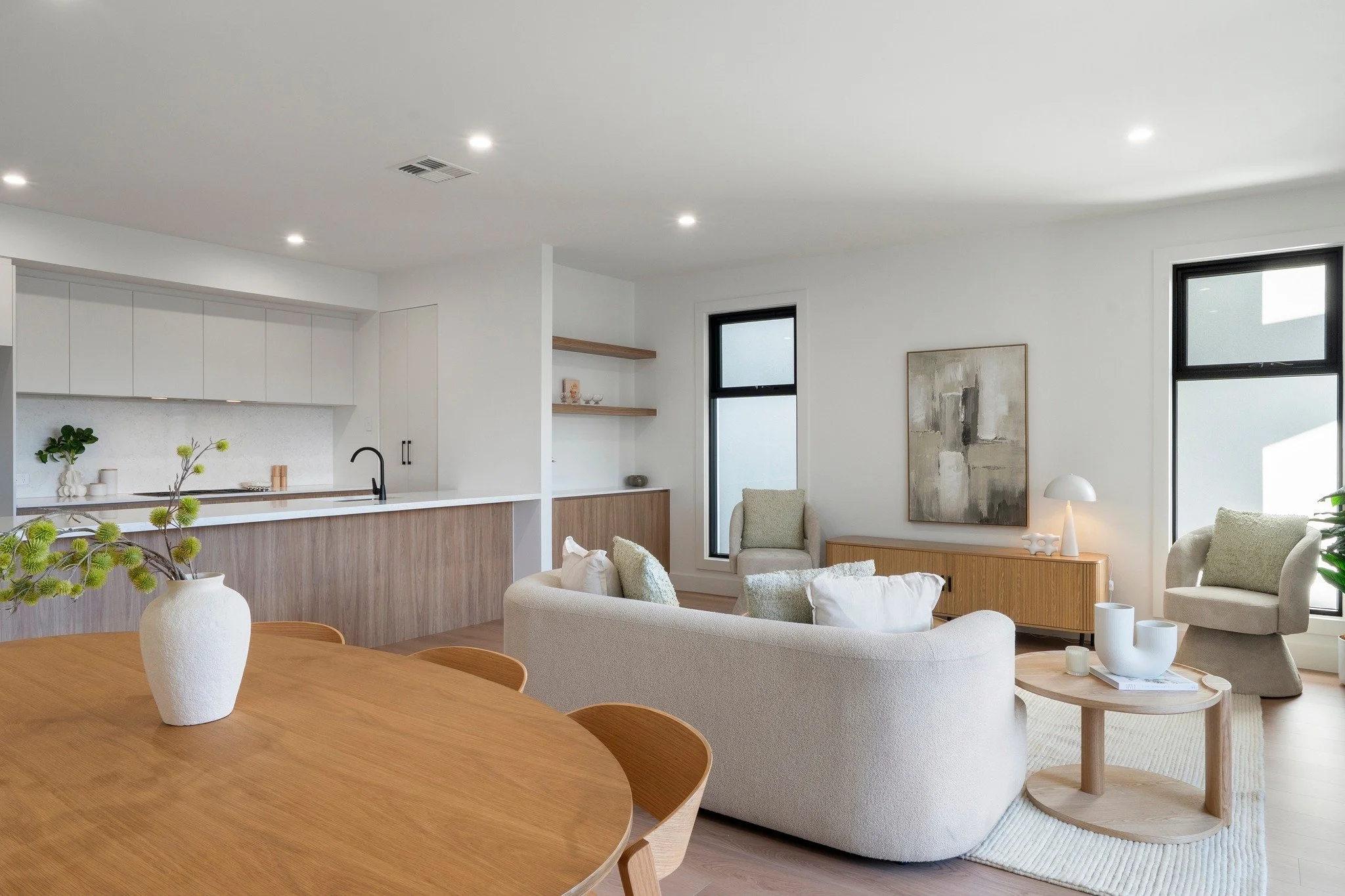 HECTORVILLE III | The heart of every home. 

At the centre of each residence, a designer kitchen makes a statement: premium stone benchtops and splashbacks, @smegaustralia appliances and generous prep space, all opening to light-filled open-plan livi