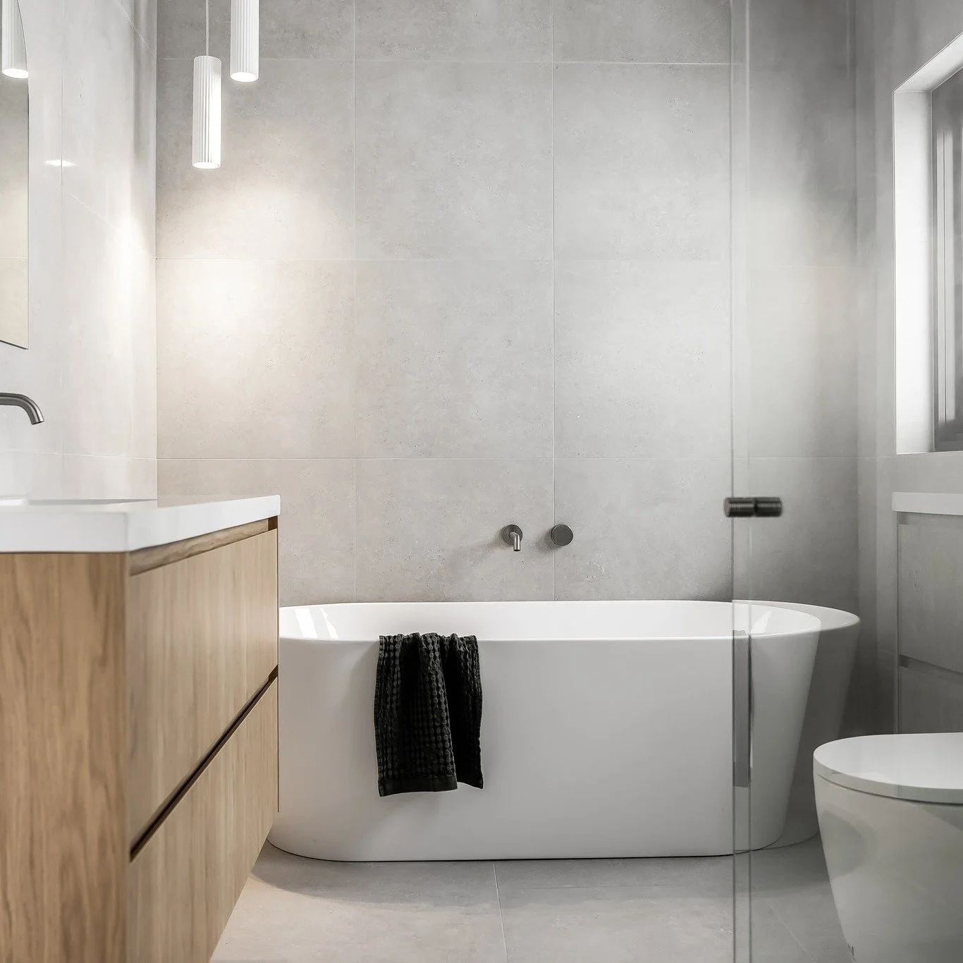 Across every EBG home, our wet areas are designed to reflect our clients' individual taste and are built to last. From floor-to-ceiling tiling and natural stone to warm timber vanities and tapware that tie the entire palette together.

Whether it&rsq