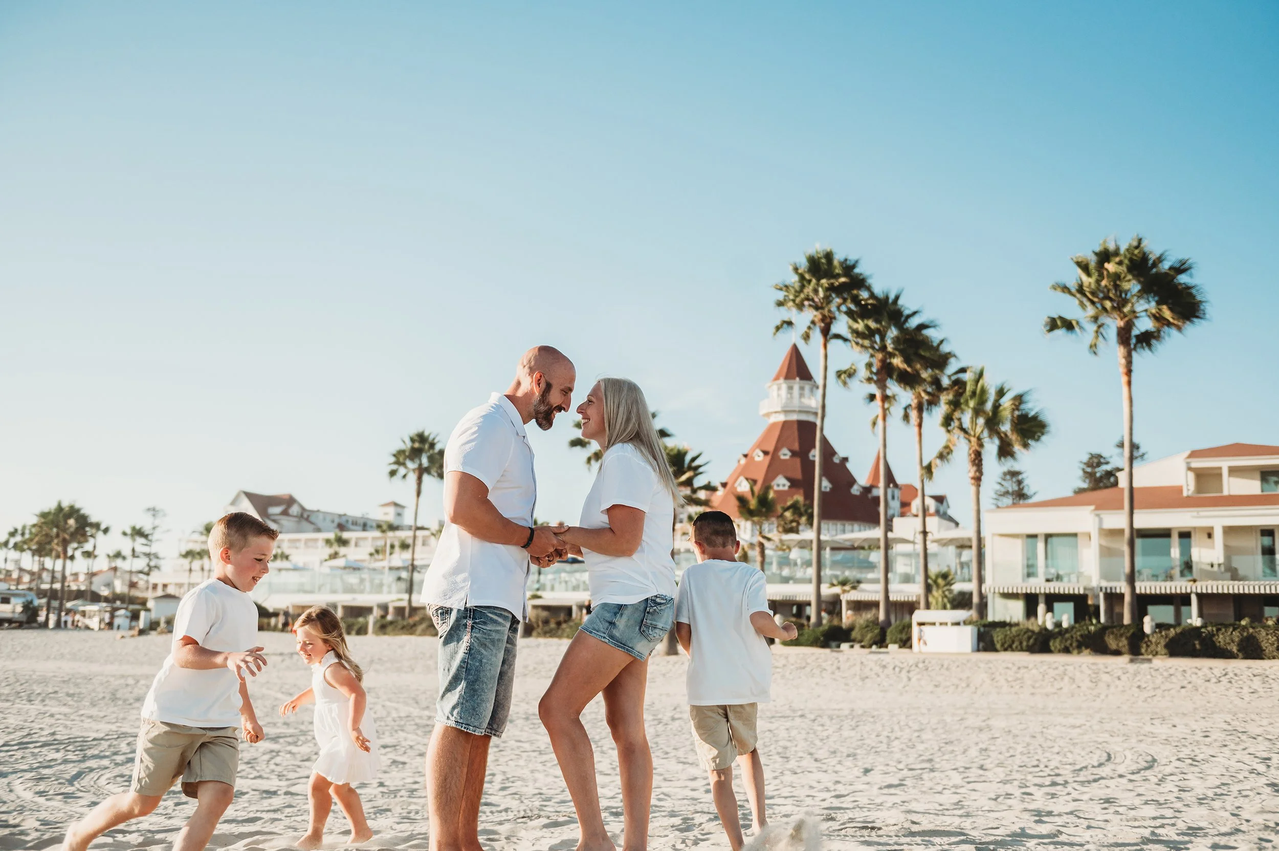 Family Session at Hotel Del