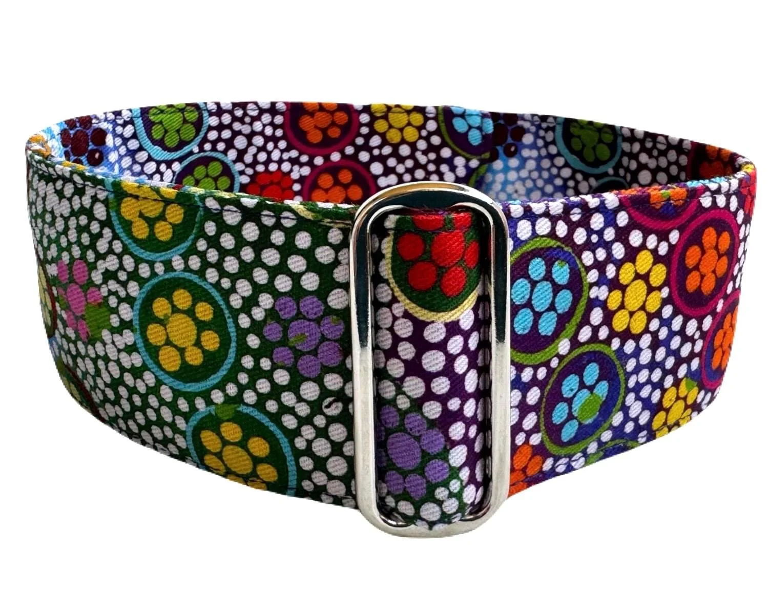 Native Seed Dreaming (Ngurlu Jukurrpa) - Indigenous Aboriginal Martingale Collar,  Matching ID House Collar & Lead available as listed (Copy) (Copy) (Copy) (Copy)