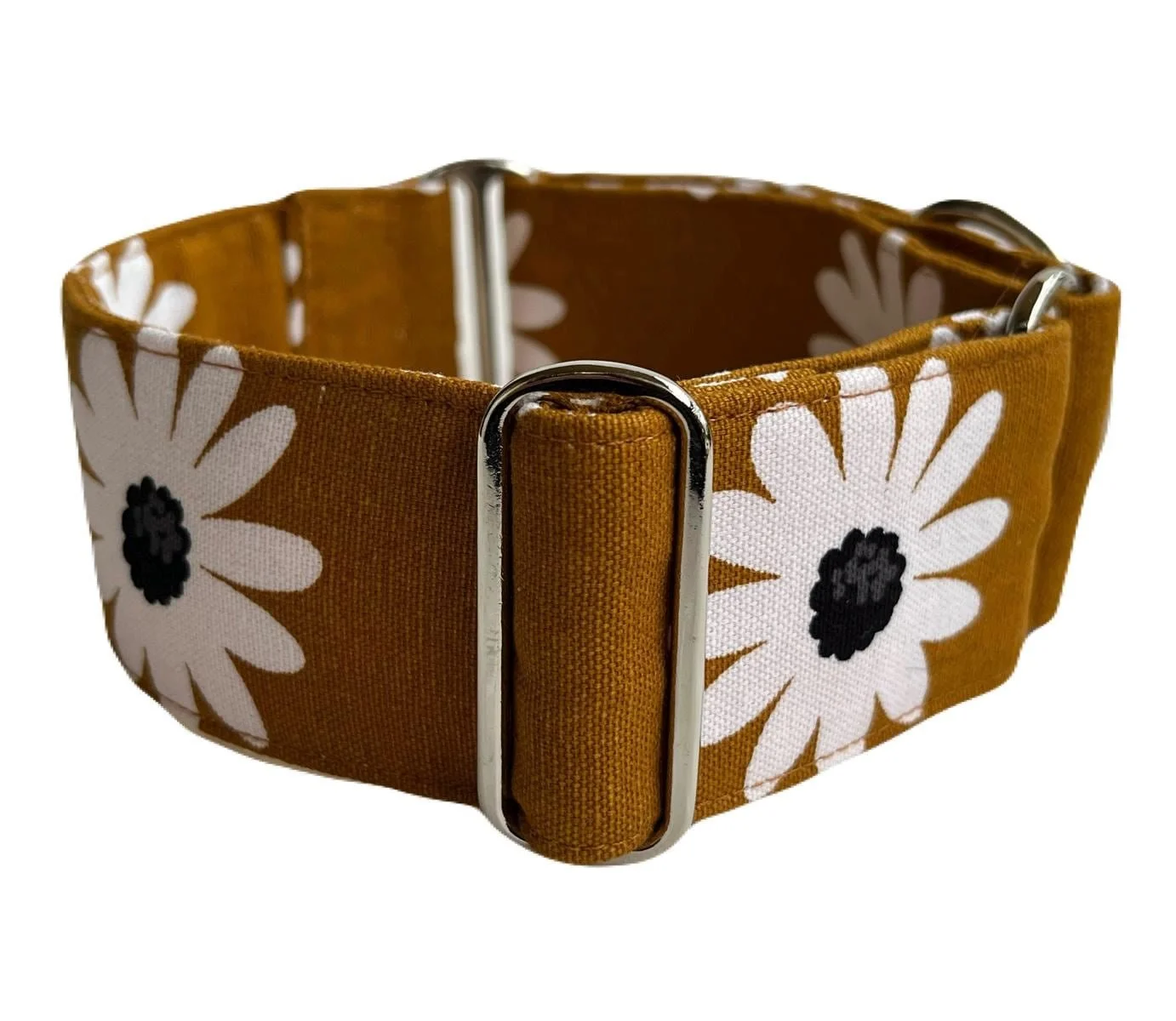 Daisy on Tan - The Daisy Collection , Martingale Dog Collar, matching House Collar & Lead Sets available as listed)