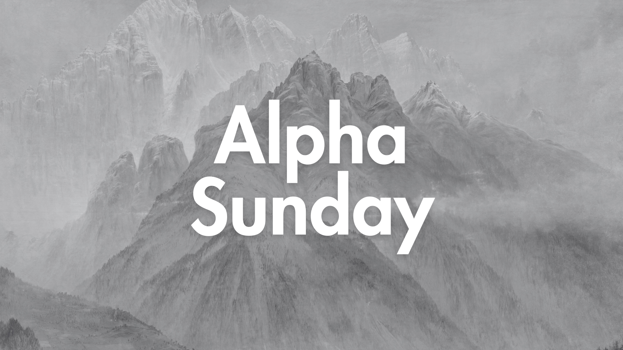 Alpha Holy Spirit Sunday