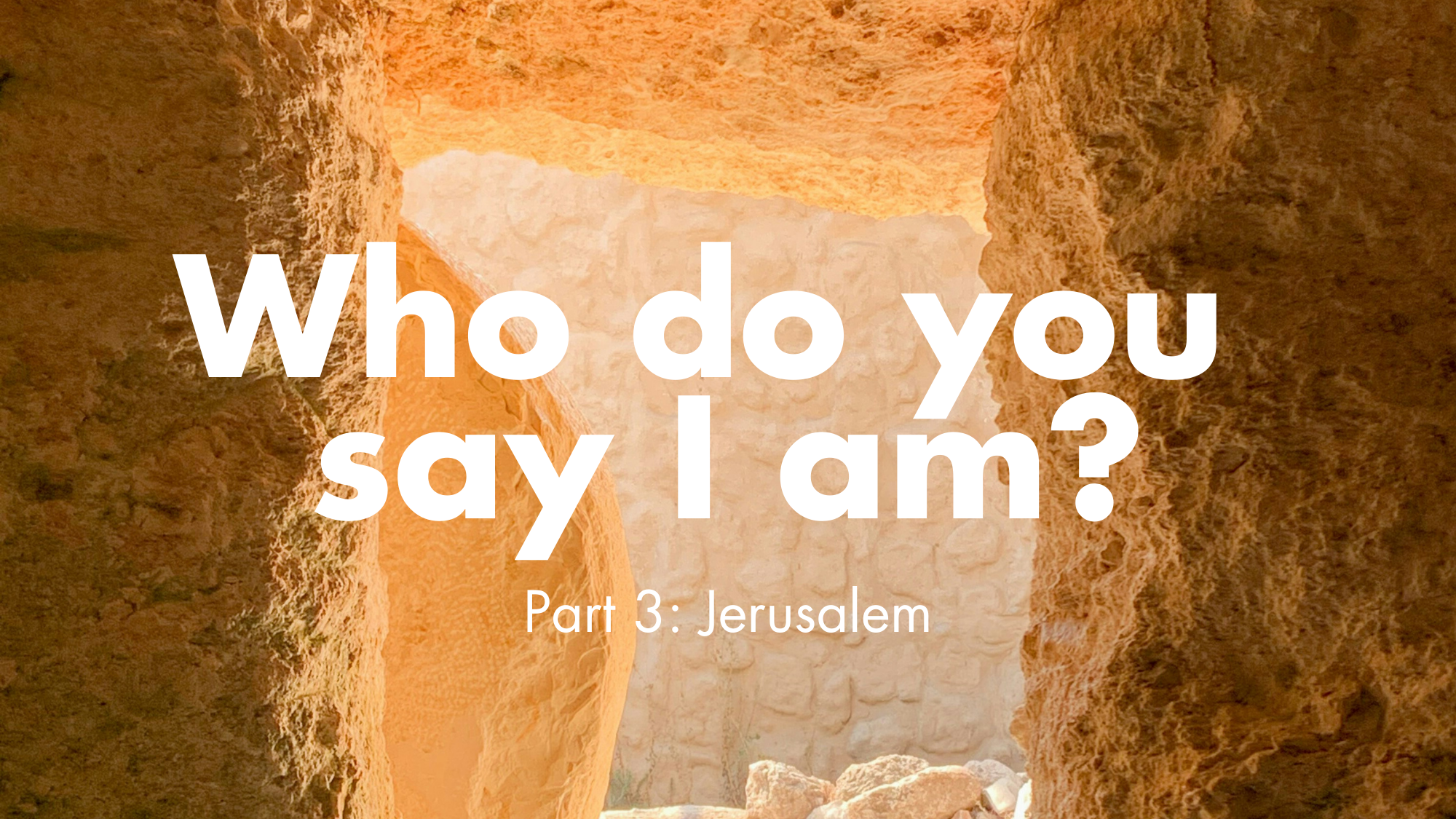 Jesus, the storyteller.