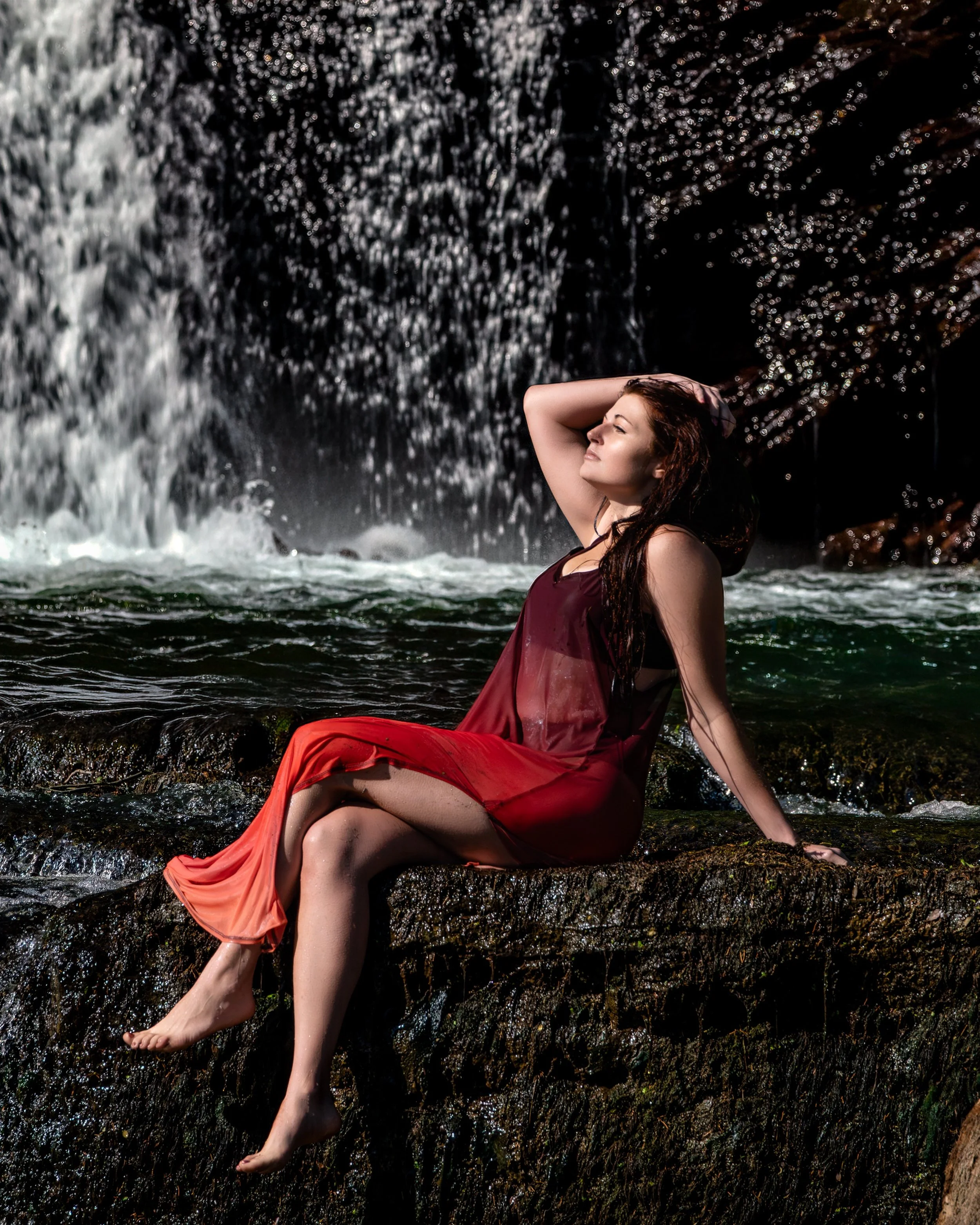Soft in presence.
Strong in spirit.
Like water, she does not force her power.
She simply carries it.