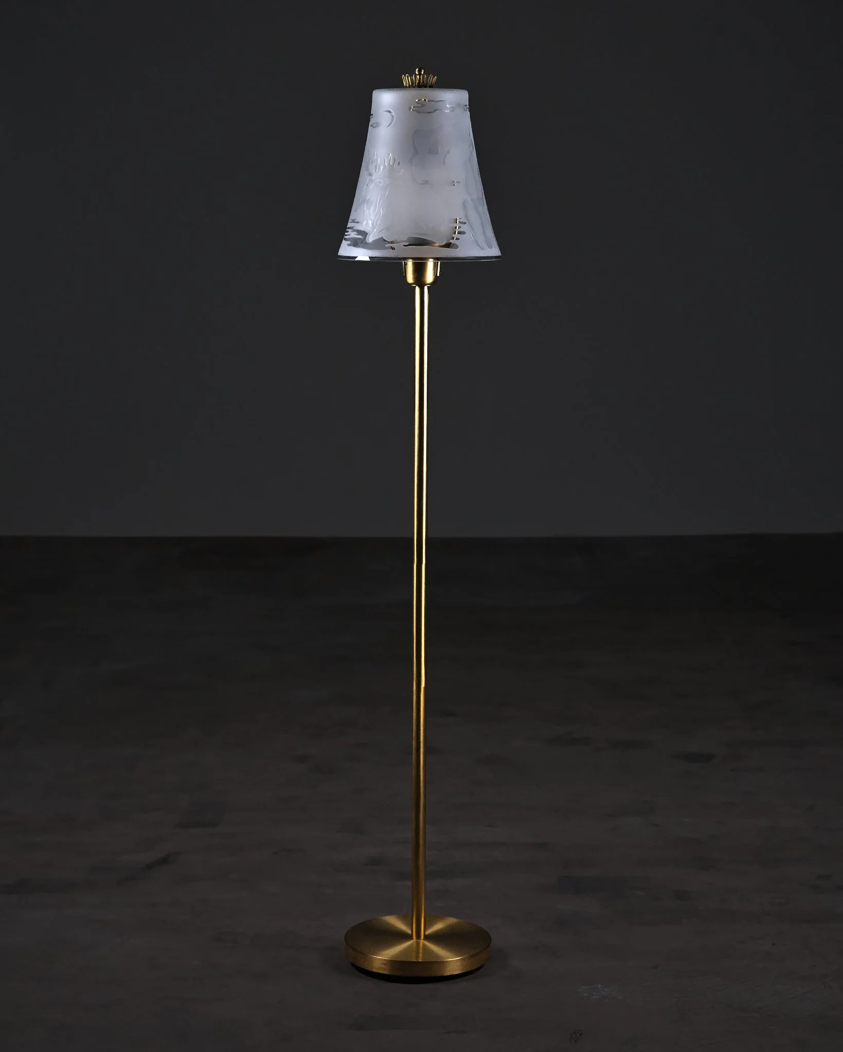 Floor lamp by Ulla Skogh for Glössner & Co