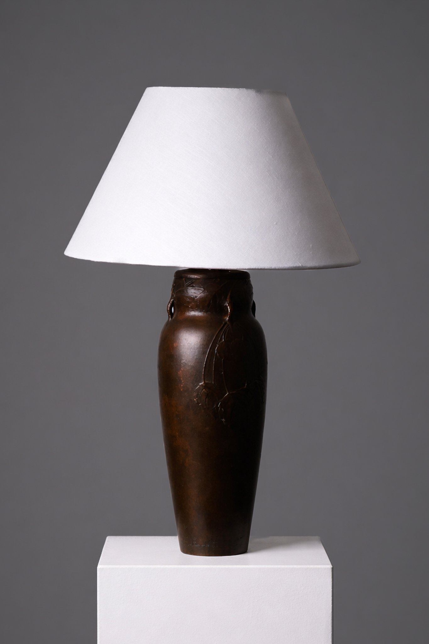 Art Nouveau table lamp by Hugo Elmqvist